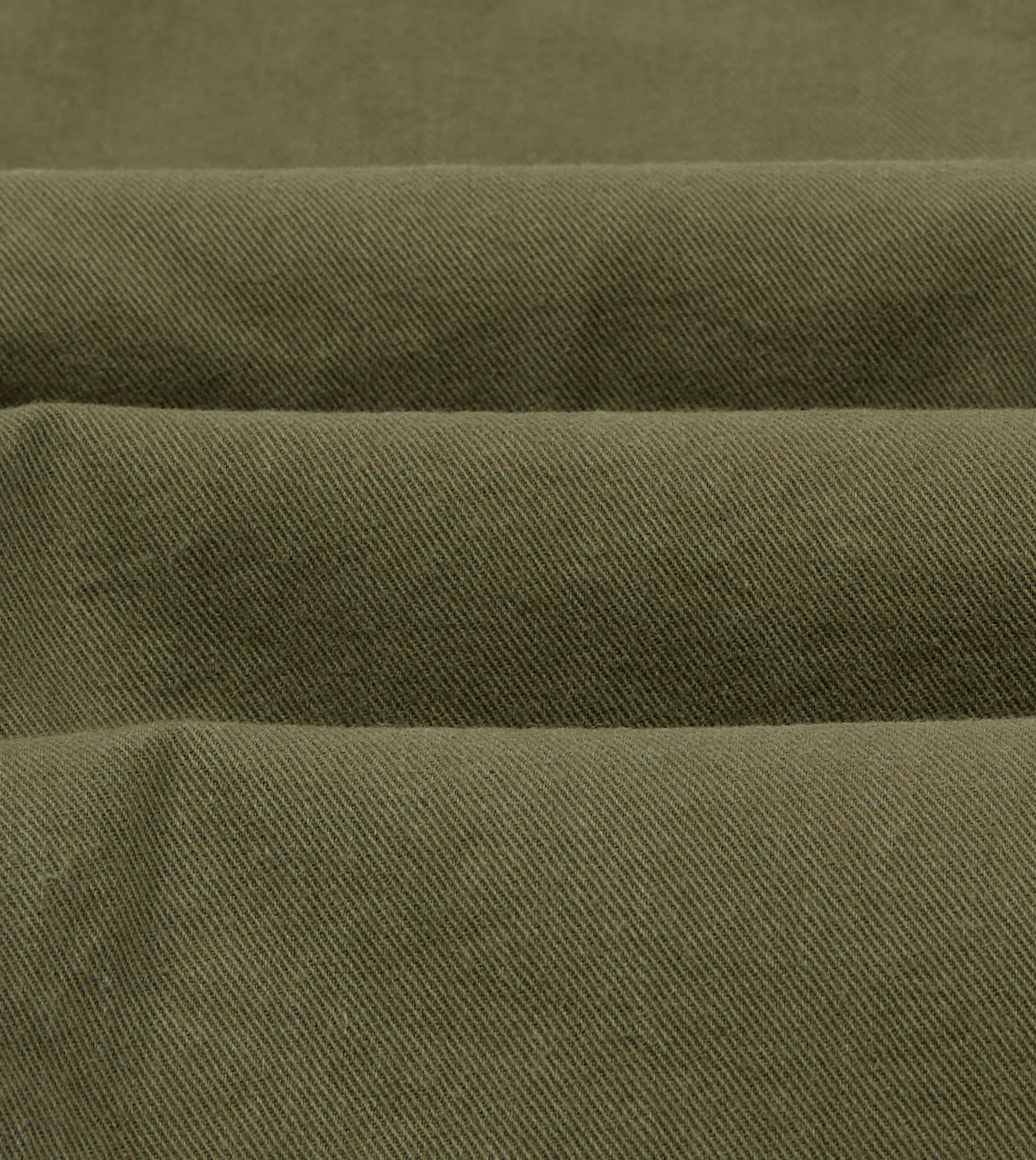 Khaki Cotton Twill Fatigue Trouser sold by Drake's London product image thumbnail 2