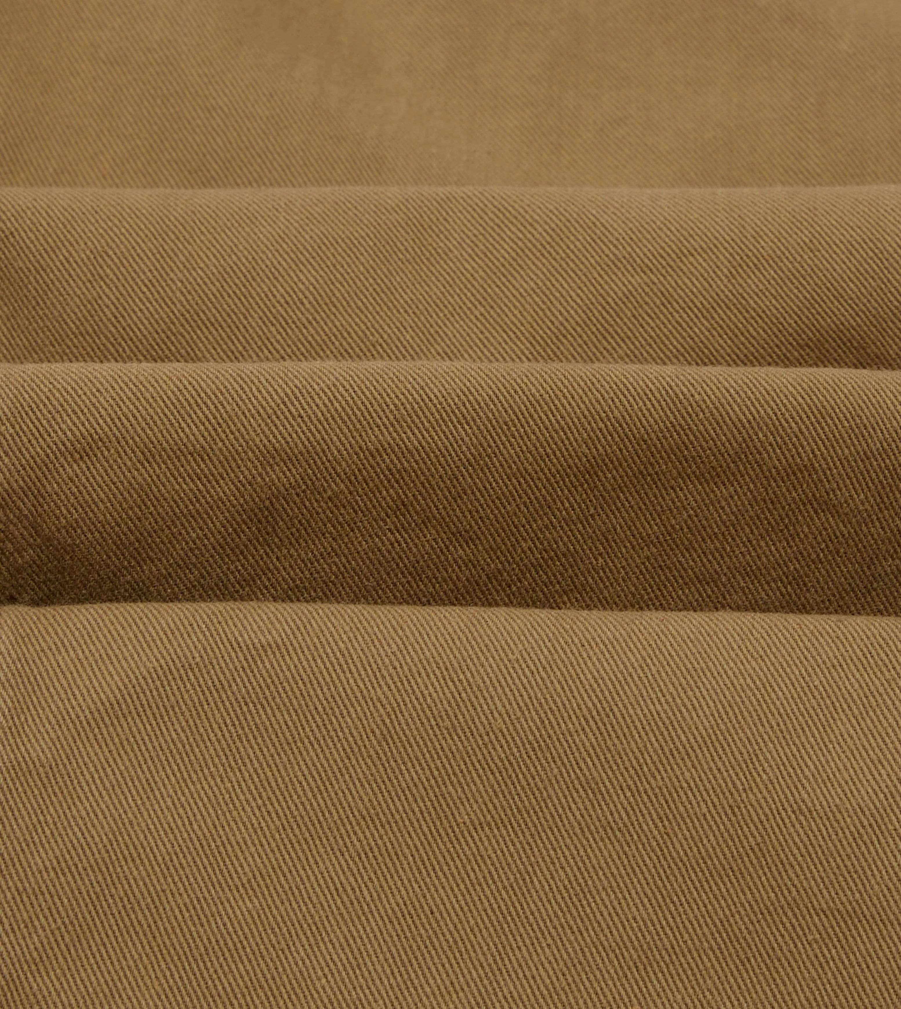 Tan Cotton Twill Fatigue Trouser sold by Drake's London product image thumbnail 2