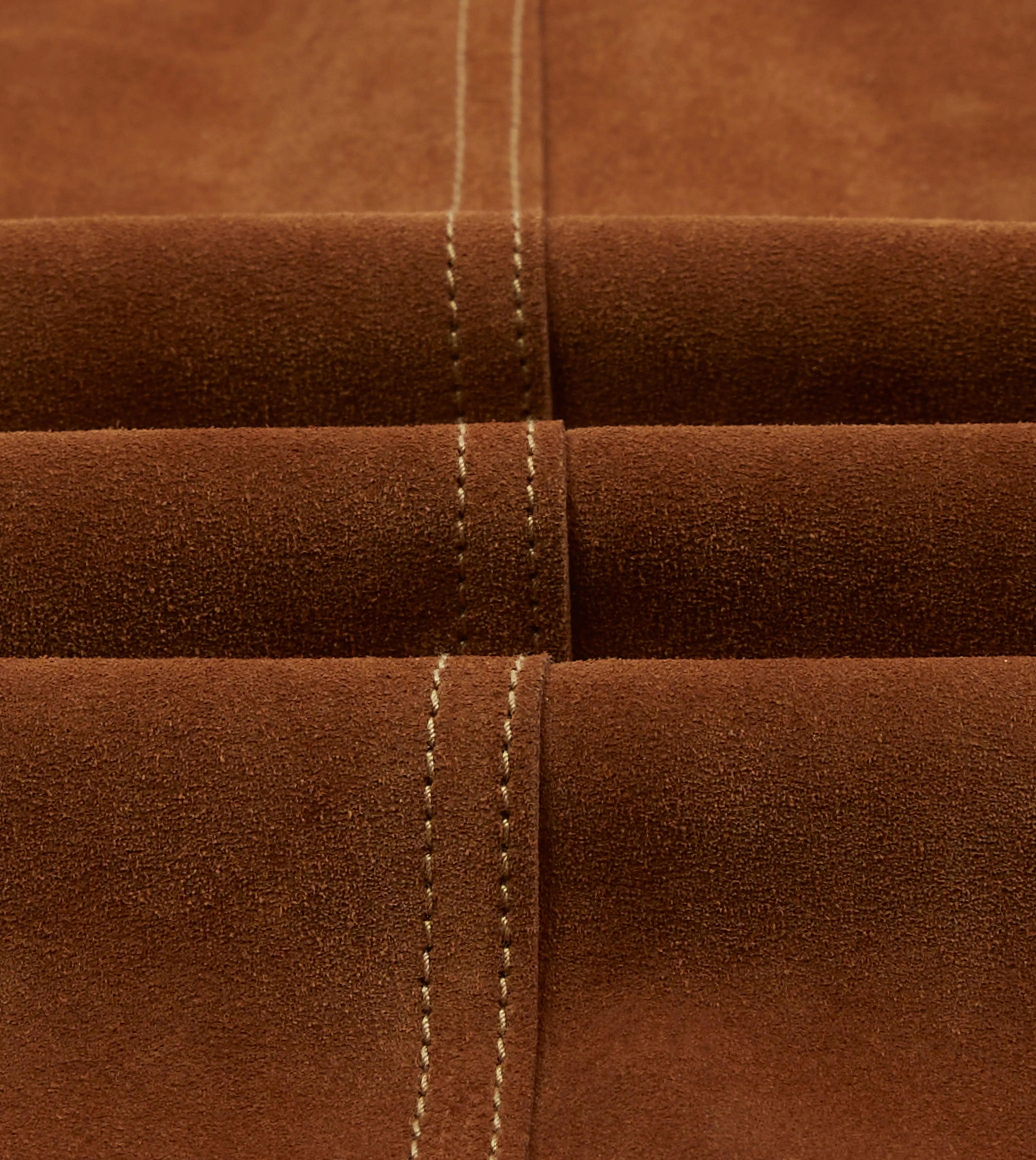 Rust Heavyweight Suede Five-Pocket Chore Jacket sold by Drake's London product image thumbnail 2