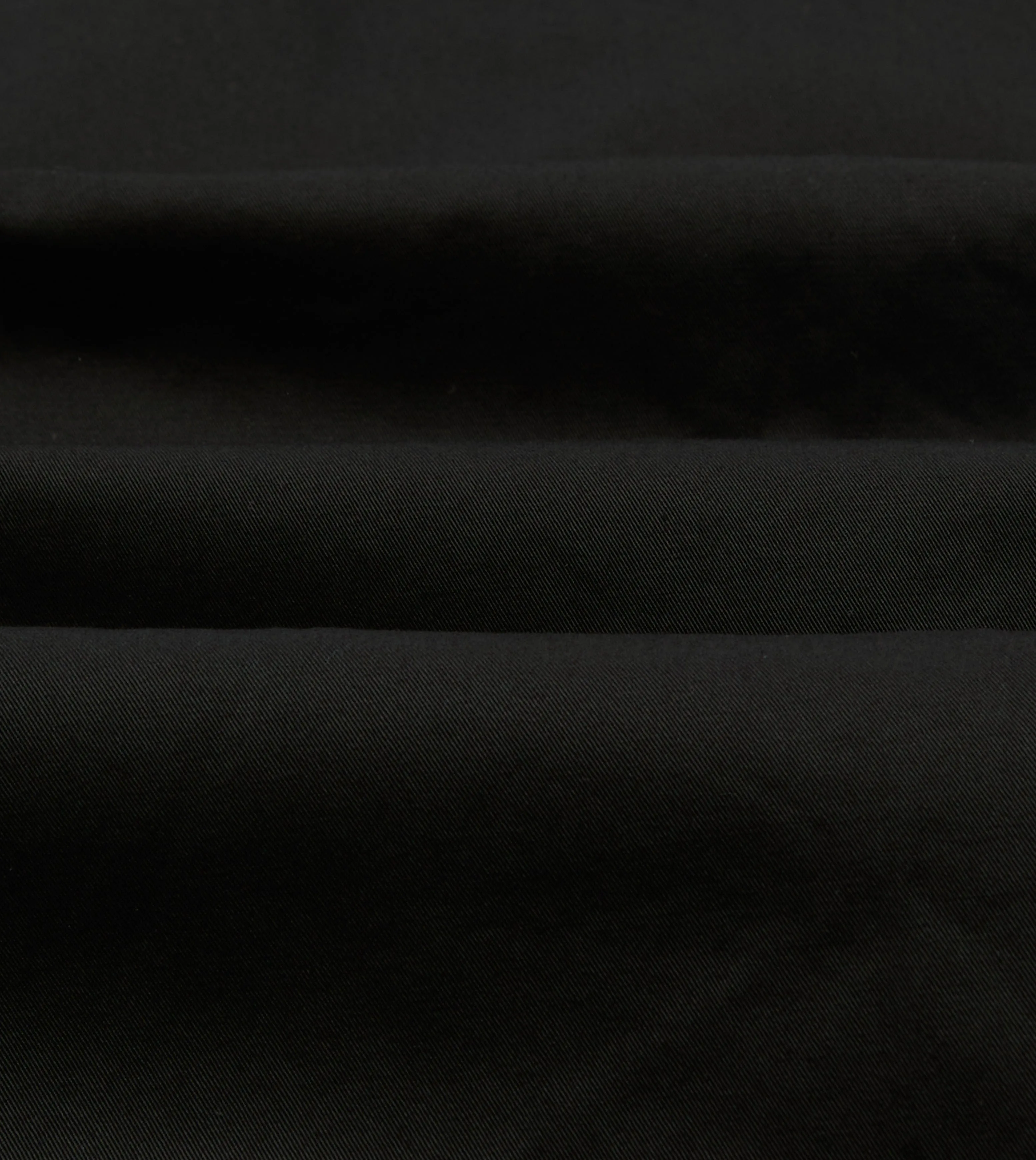 Black Cotton Mandarin Collar Shirt sold by Drake's London product image thumbnail 2