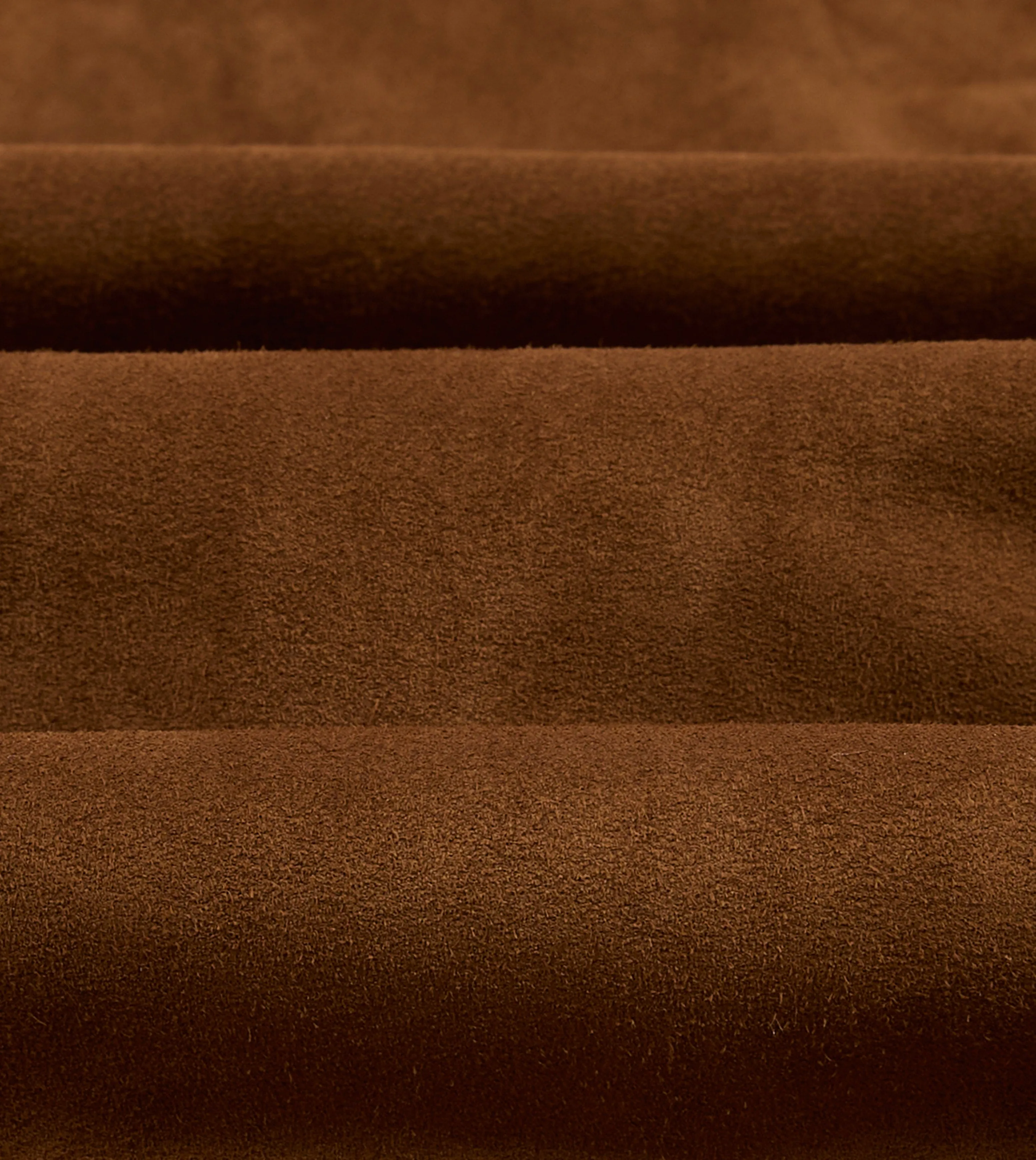 Tobacco Raw Suede Overshirt sold by Drake's London product image thumbnail 3