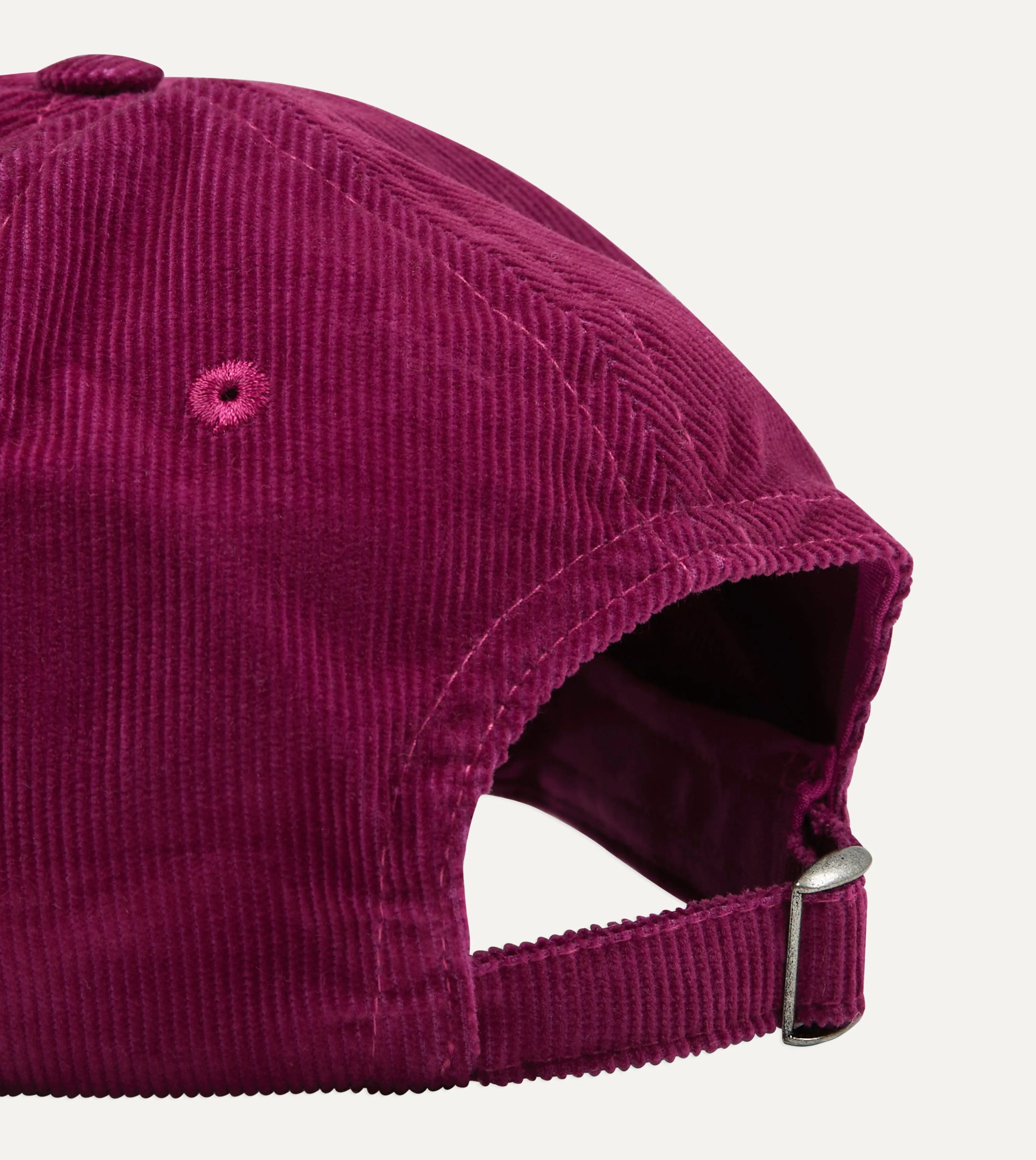 Drake's Square Font Cord Baseball Cap sold by Drake's London product image thumbnail 2