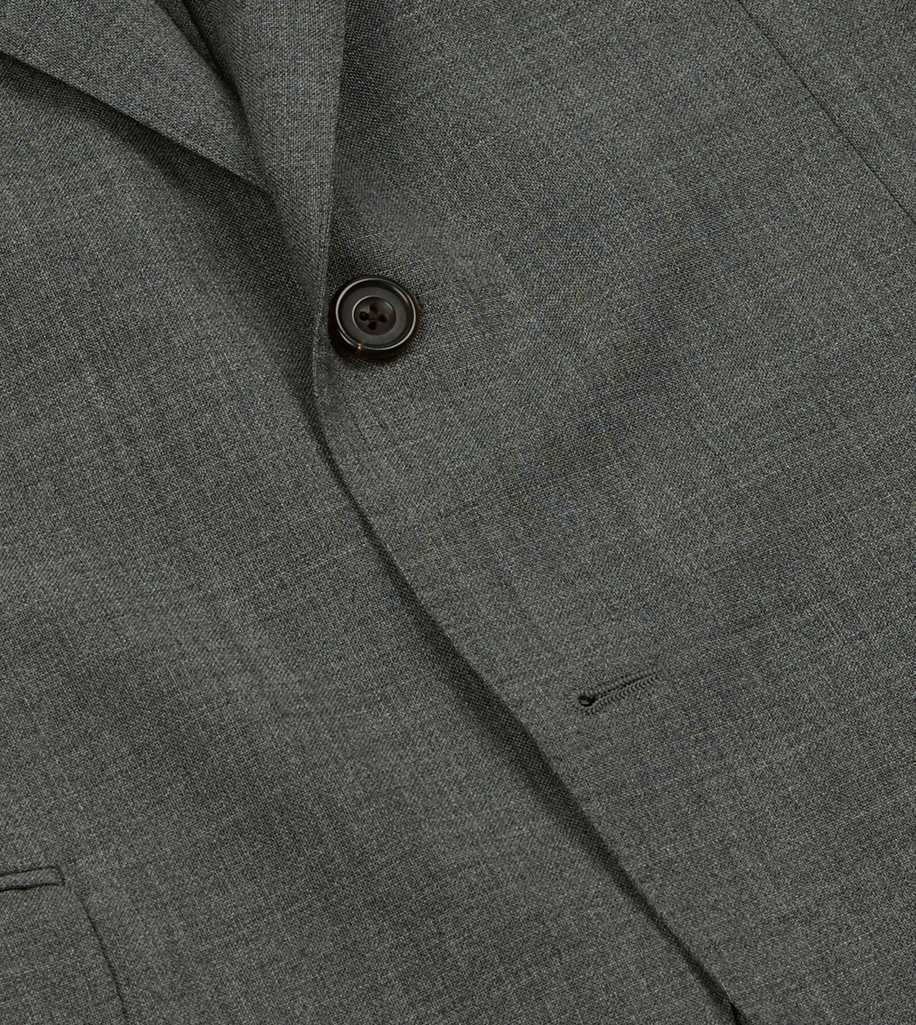 Light Grey Fresco Lite® Wool Tailored Jacket sold by Drake's London product image thumbnail 5