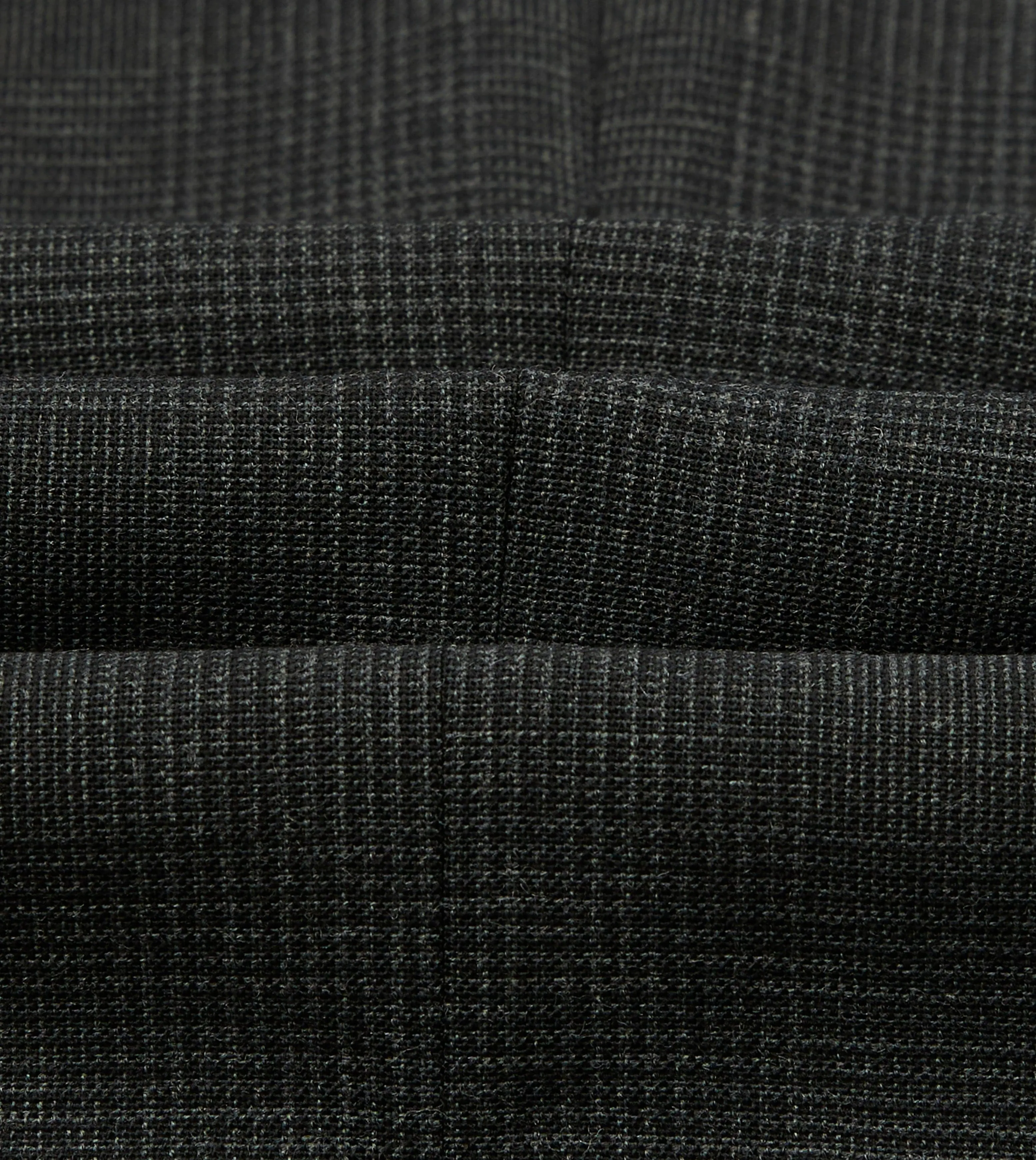 Grey Prince of Wales Check Fresco® Wool Tailored Jacket sold by Drake's London product image thumbnail 2