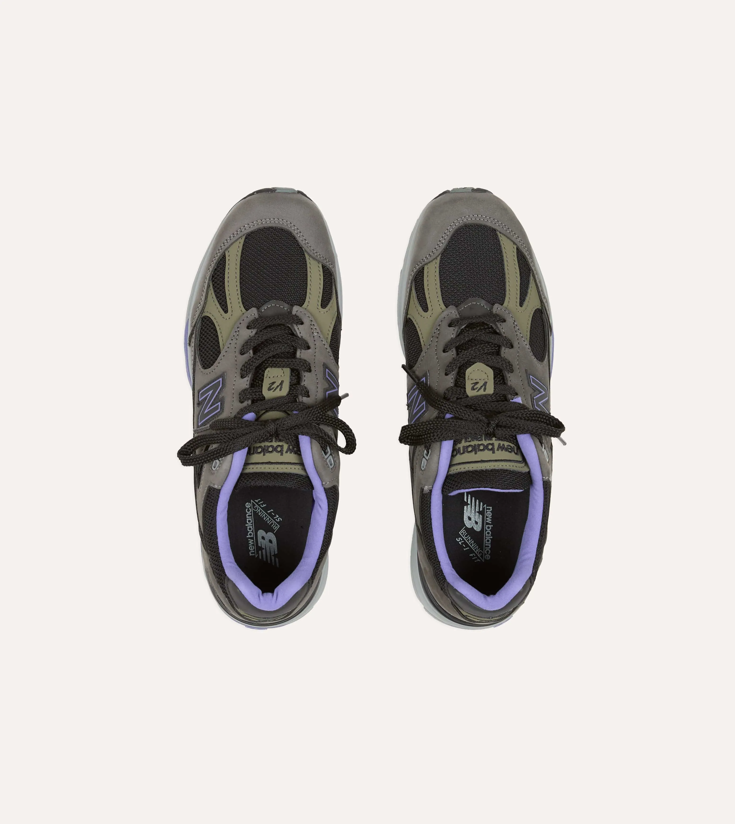 New Balance ‘Iconic Influences’ Magnet Black Made in UK 991v2 Trainers sold by Drake's London product image thumbnail 4