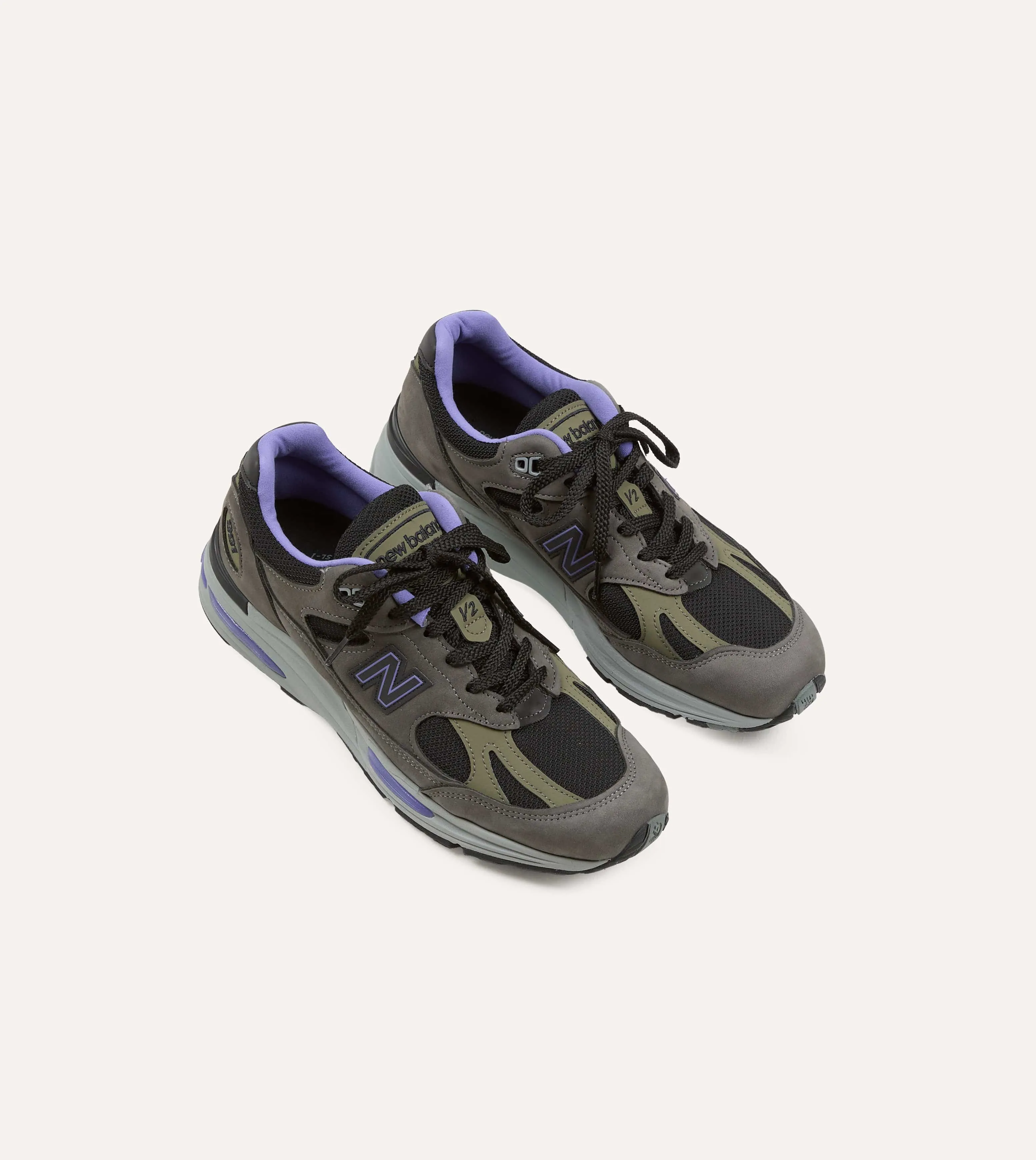 New Balance ‘Iconic Influences’ Magnet Black Made in UK 991v2 Trainers sold by Drake's London