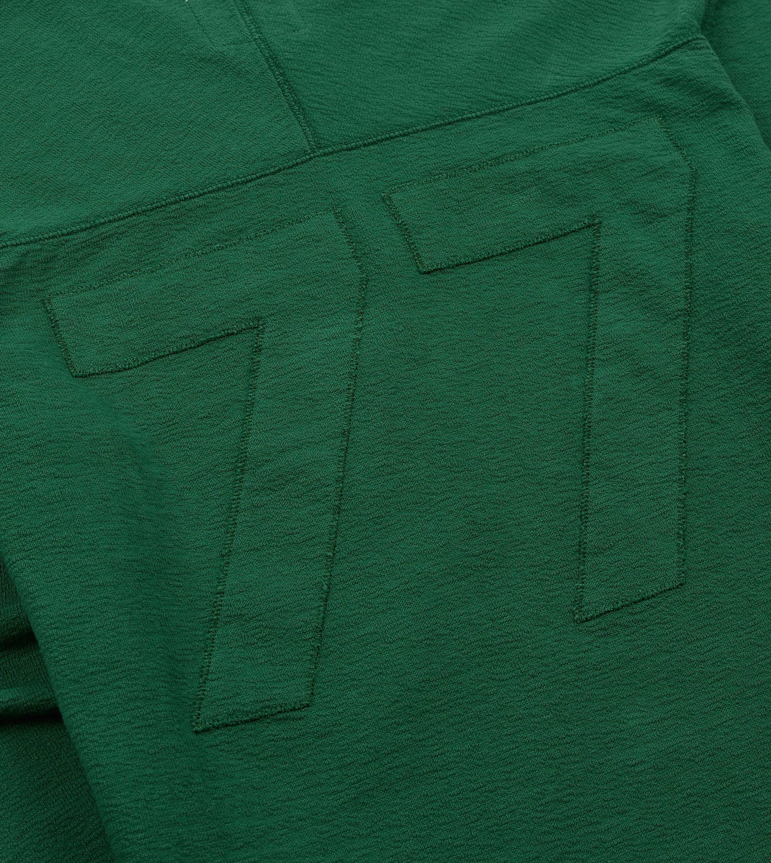 Green ’77’ Appliqué Panelled Cotton Training T-Shirt sold by Drake's London product image thumbnail 5