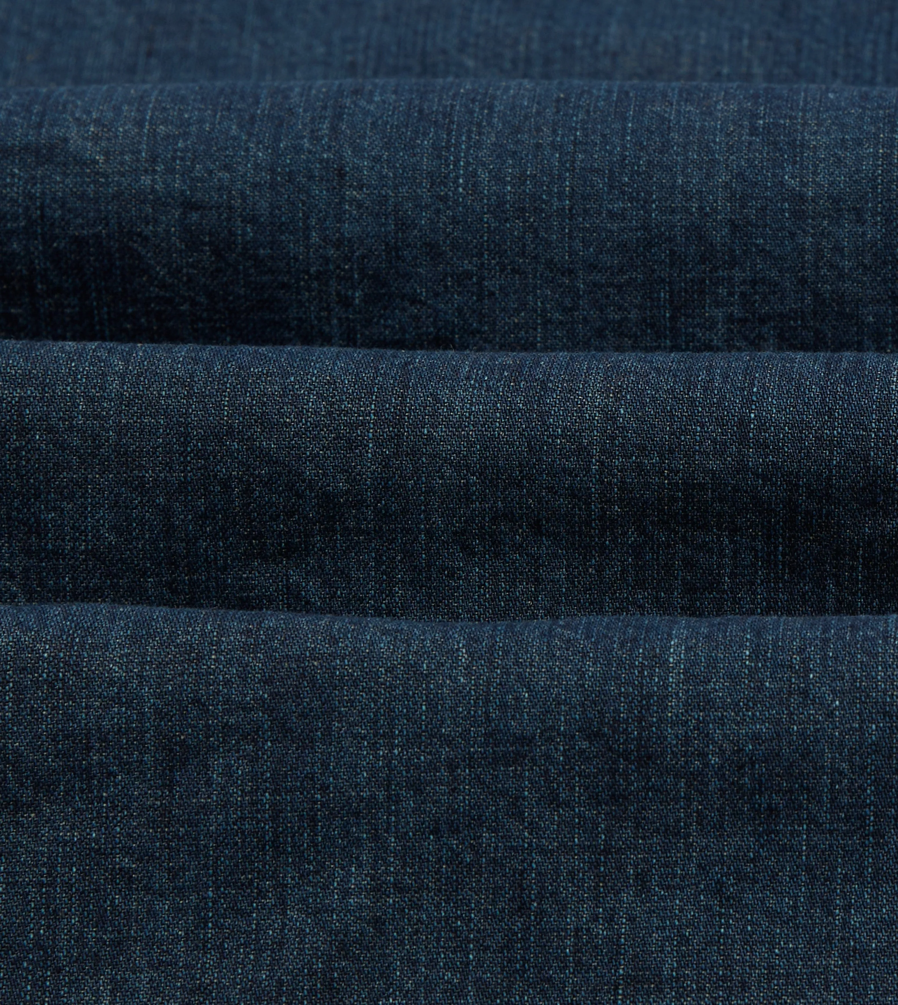 Indigo Rinse Denim Two-Pocket Western Shirt sold by Drake's London product image thumbnail 3