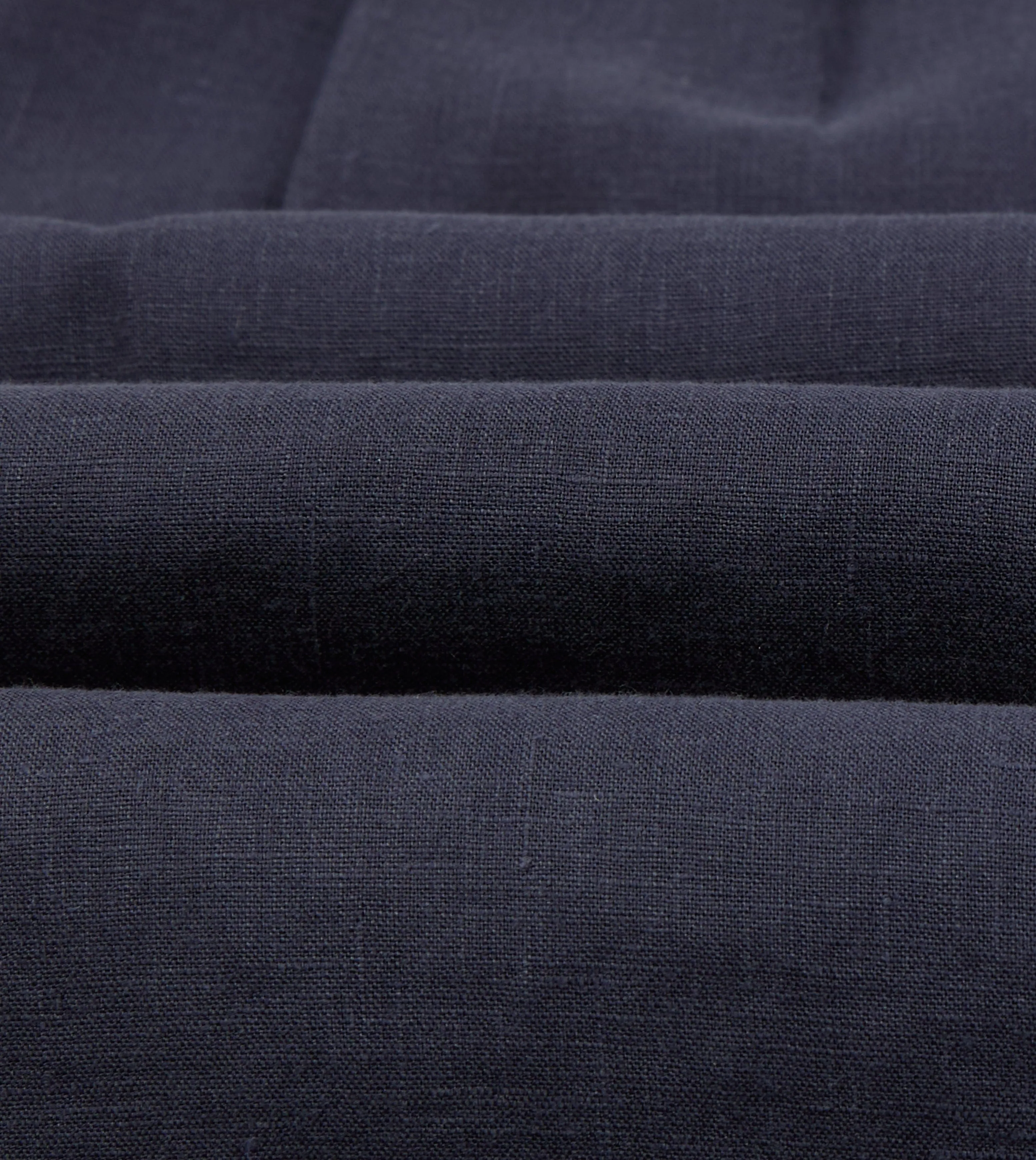 Navy Linen Button-Down Collar Shirt sold by Drake's London product image thumbnail 2