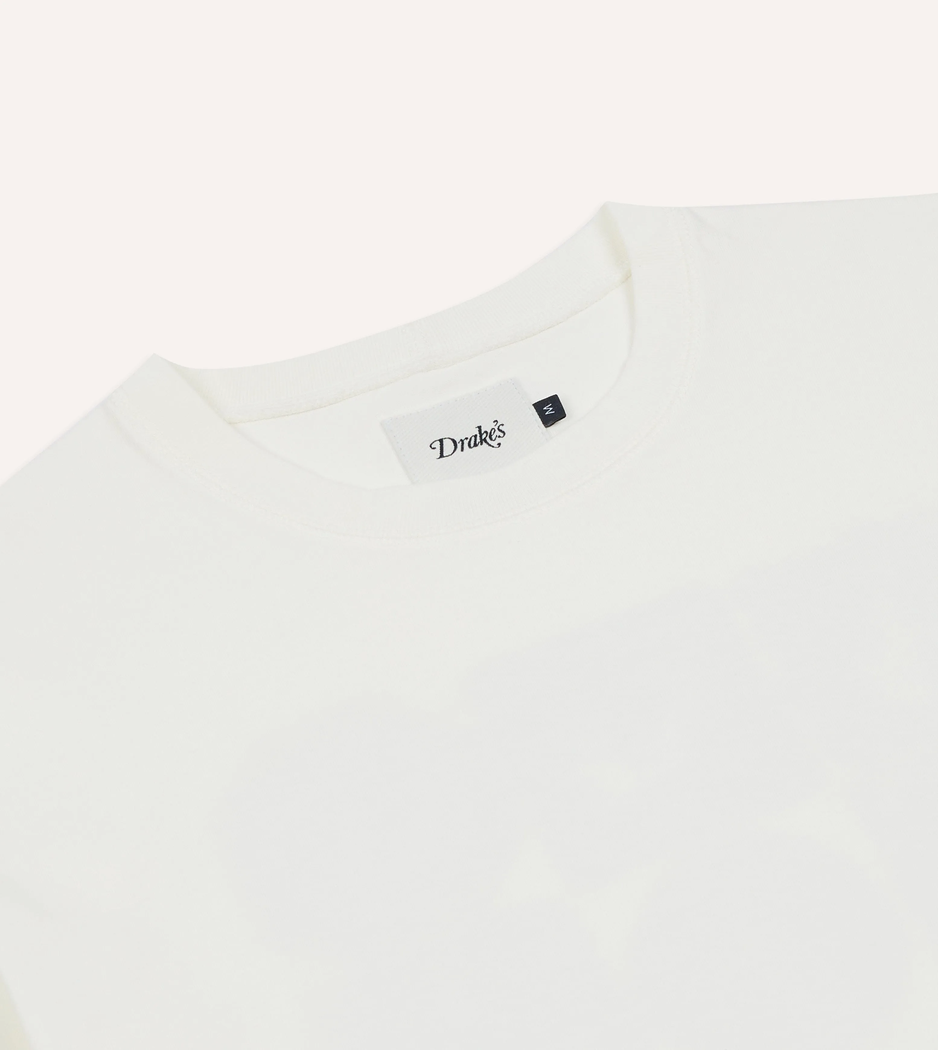 Antique White 'Tile' Print Short-Sleeve Hiking T-Shirt sold by Drake's London product image thumbnail 4