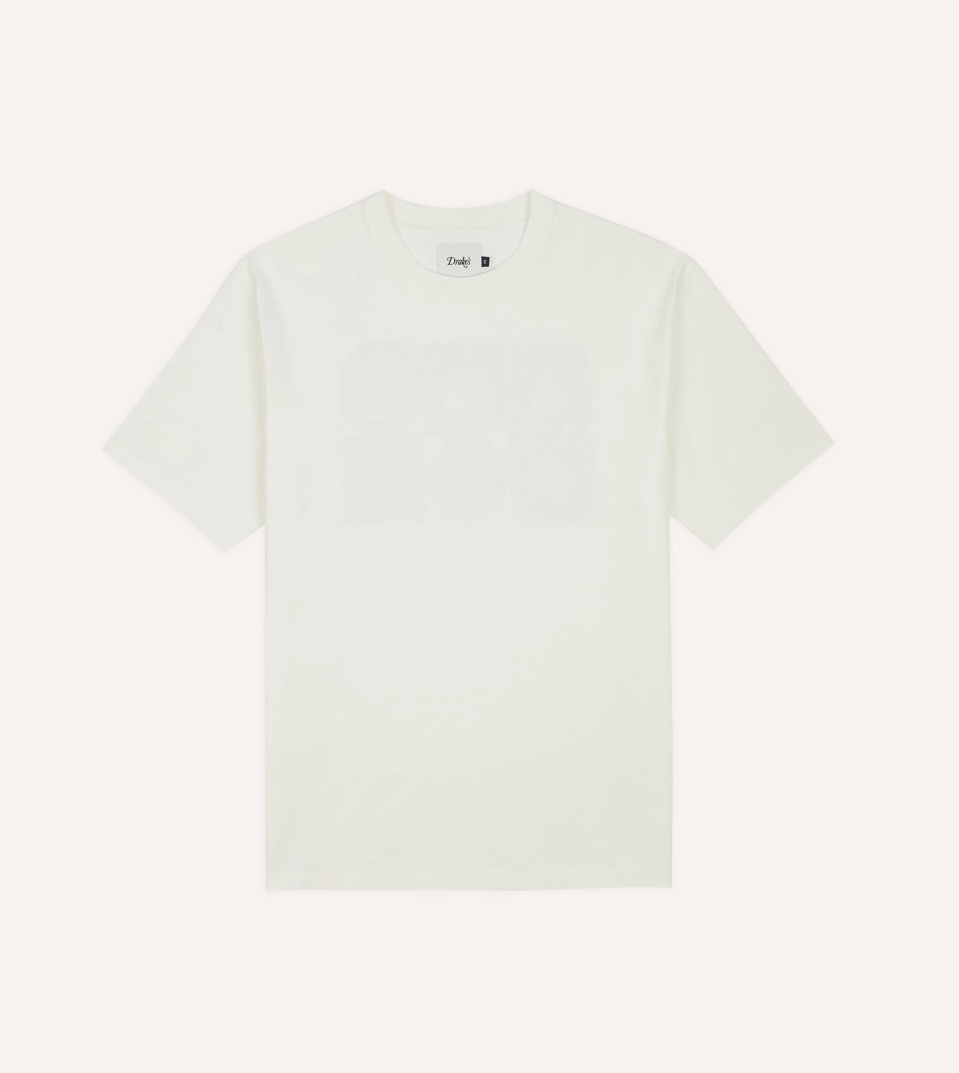 Antique White 'Tile' Print Short-Sleeve Hiking T-Shirt sold by Drake's London product image thumbnail 2