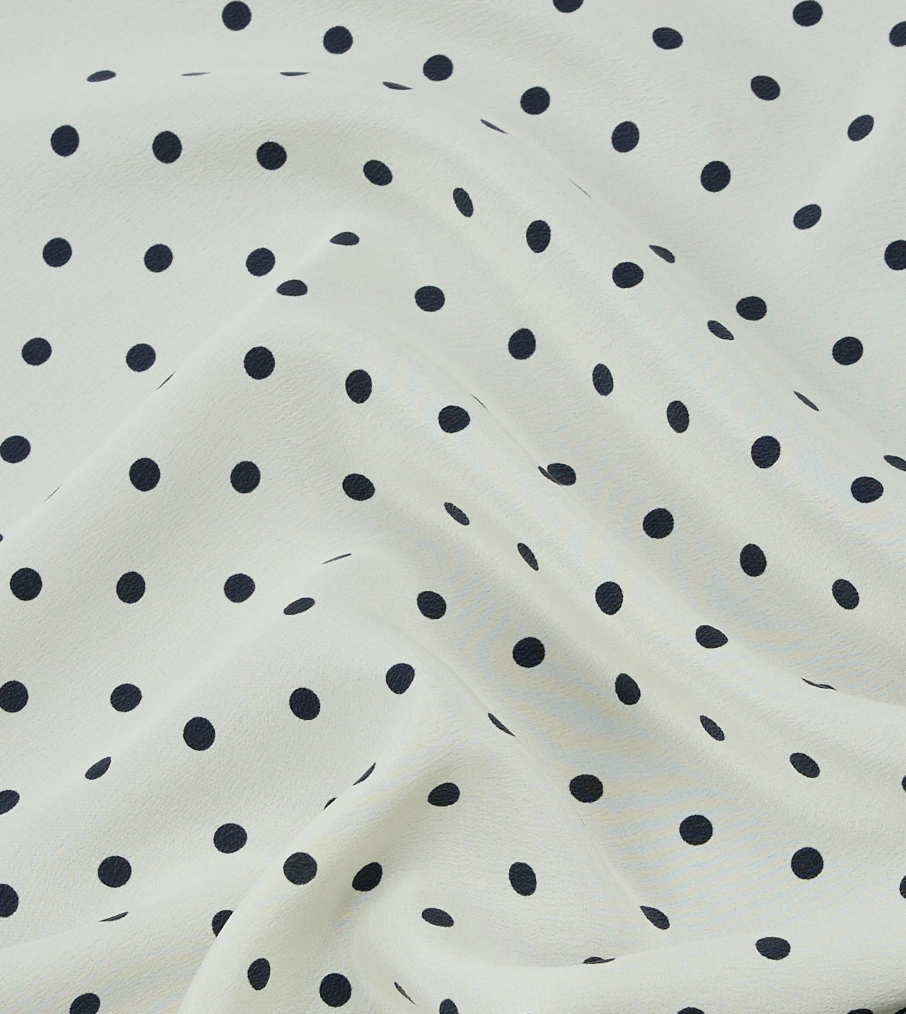 Ecru Polka Dot Print Silk Pocket Square sold by Drake's London product image thumbnail 2
