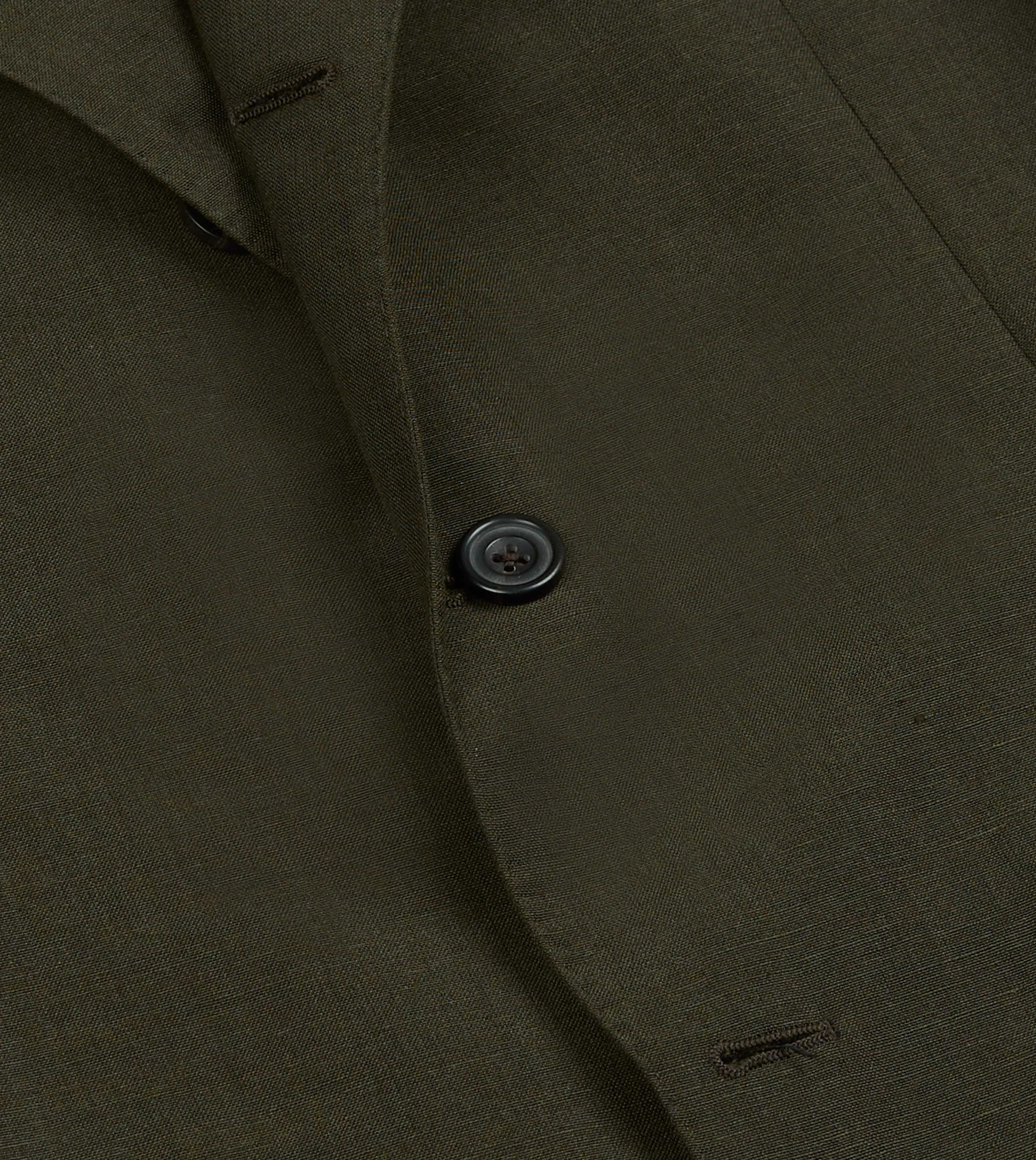 Khaki Green Linen-Wool Tailored Jacket sold by Drake's London product image thumbnail 5
