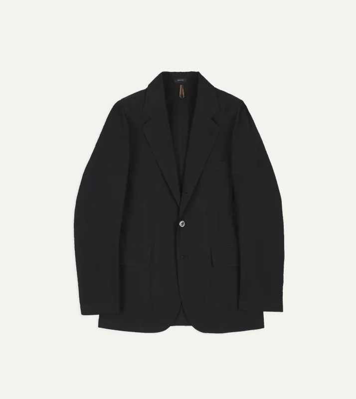Black Seersucker Games Blazer Mk. I made by Drake's London