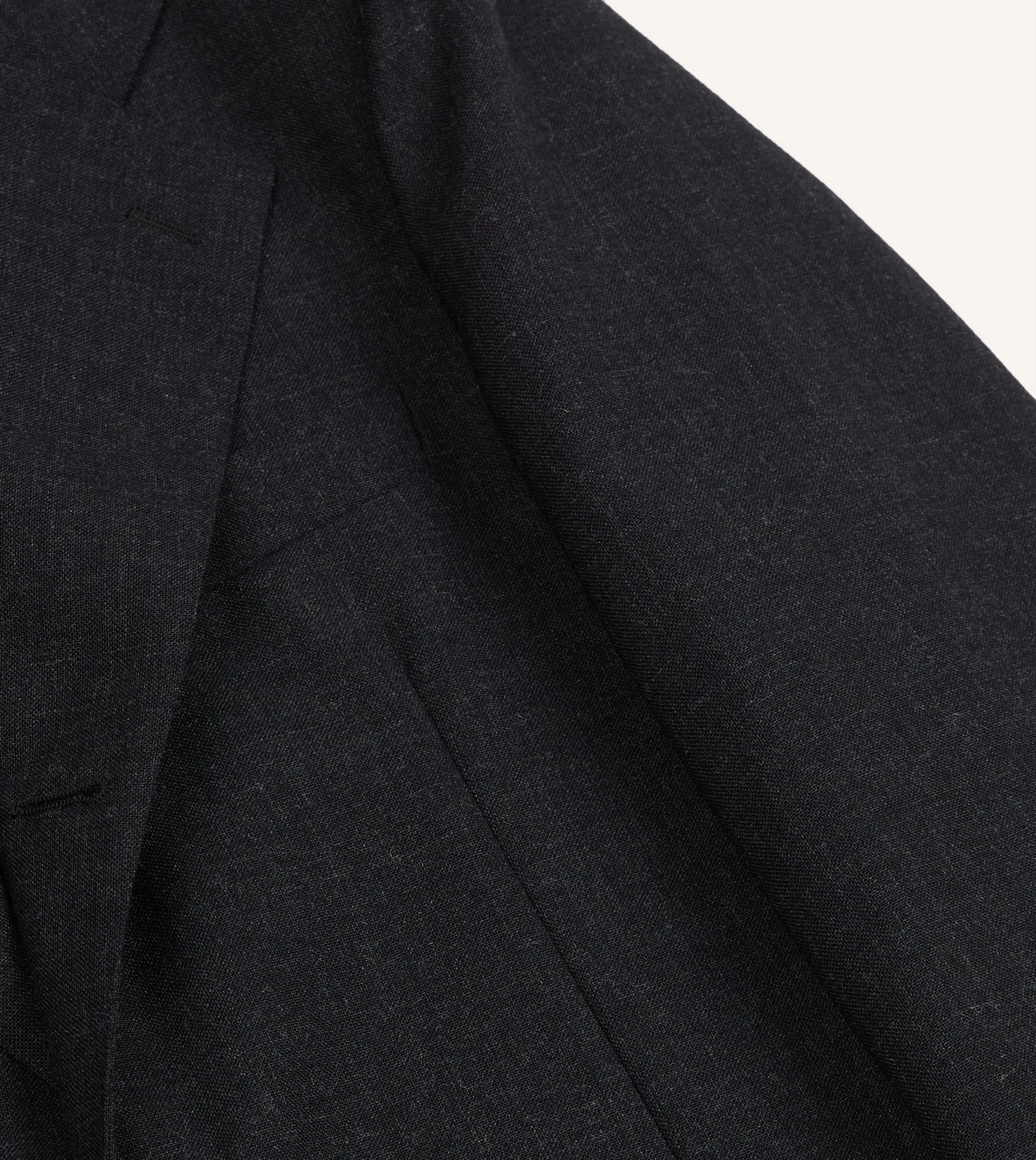 Dark Grey Fresco® Wool Tailored Jacket sold by Drake's London product image thumbnail 5