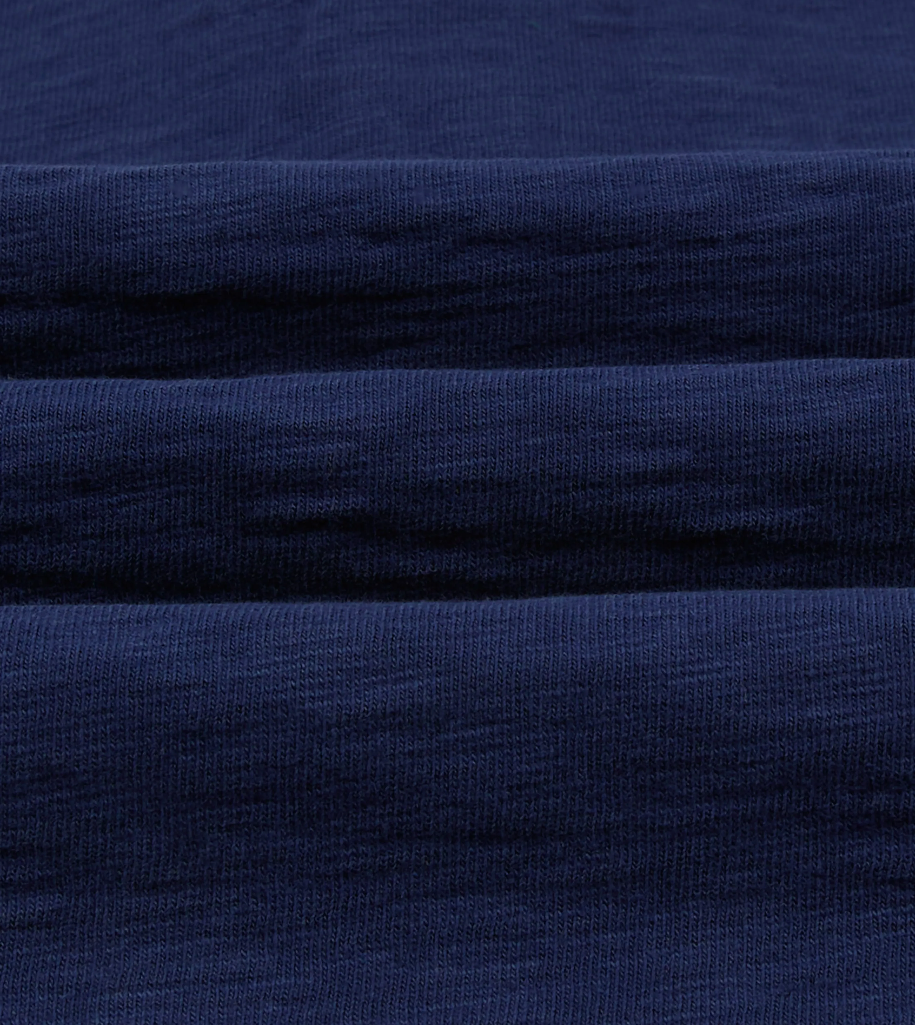 Navy and Yellow Chevron Flamé Cotton Rugby Shirt sold by Drake's London product image thumbnail 3