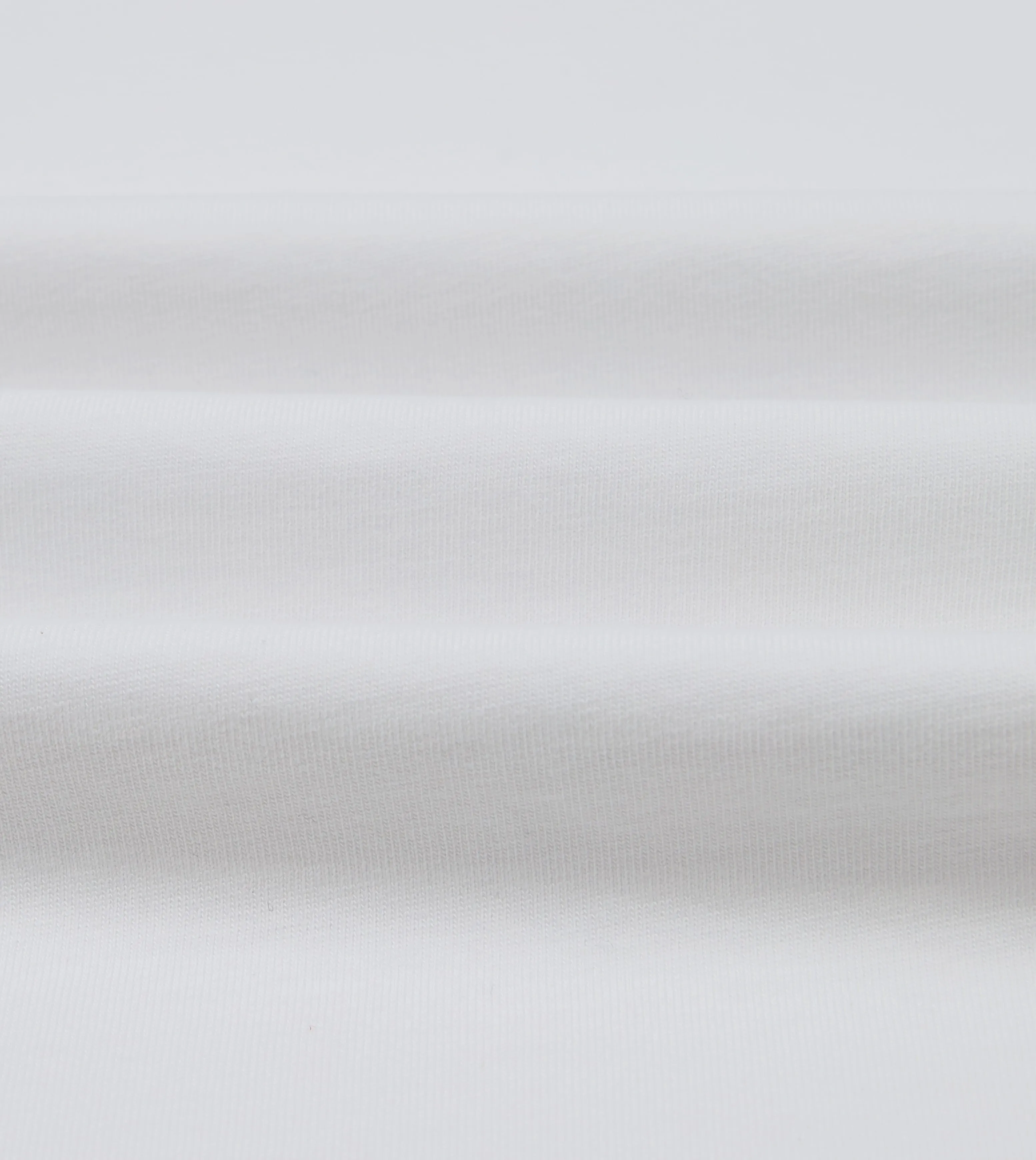 White and Navy Tipped Ringer T-Shirt sold by Drake's London product image thumbnail 2