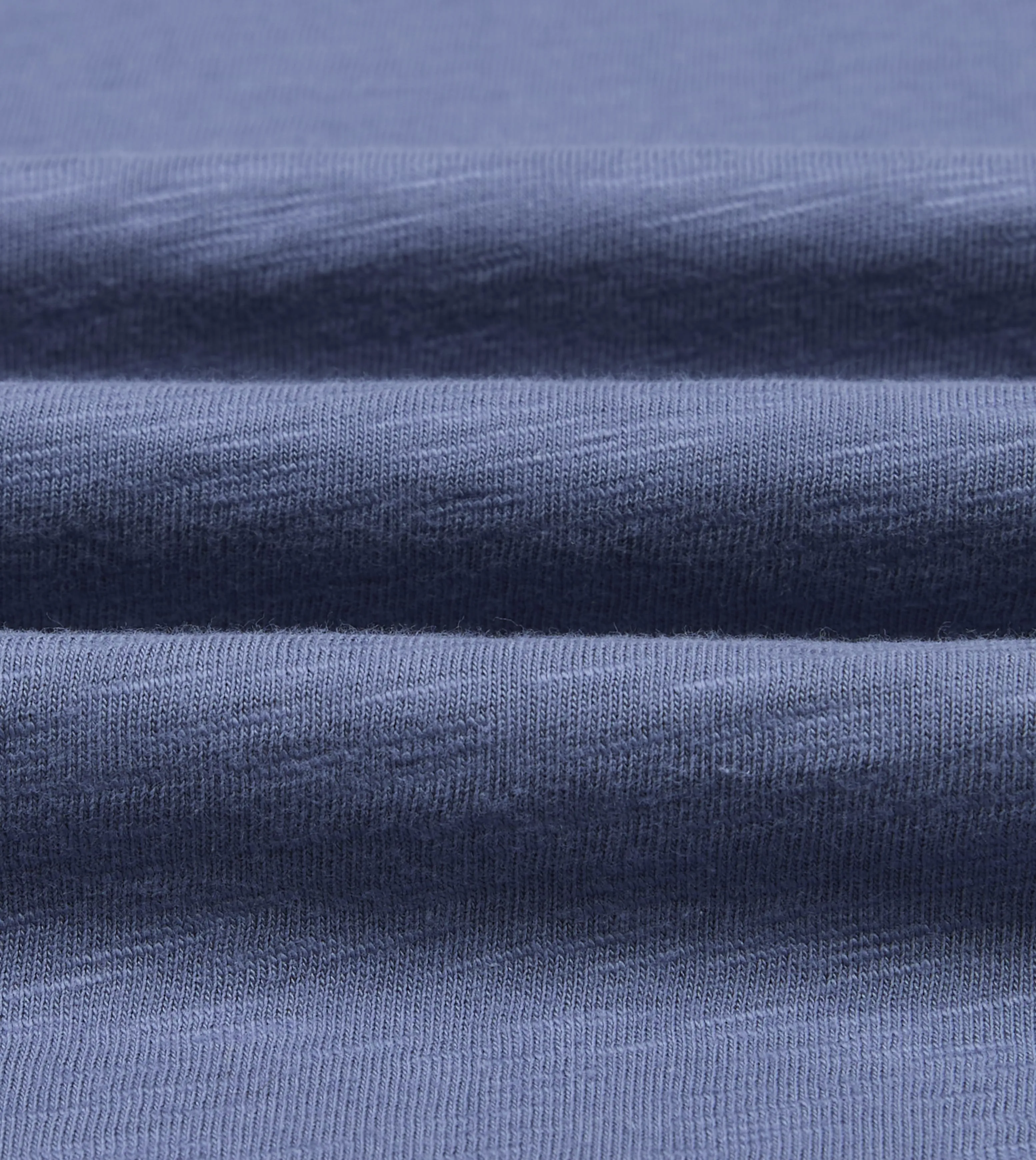Indigo Tonal Ringer T-Shirt sold by Drake's London product image thumbnail 2