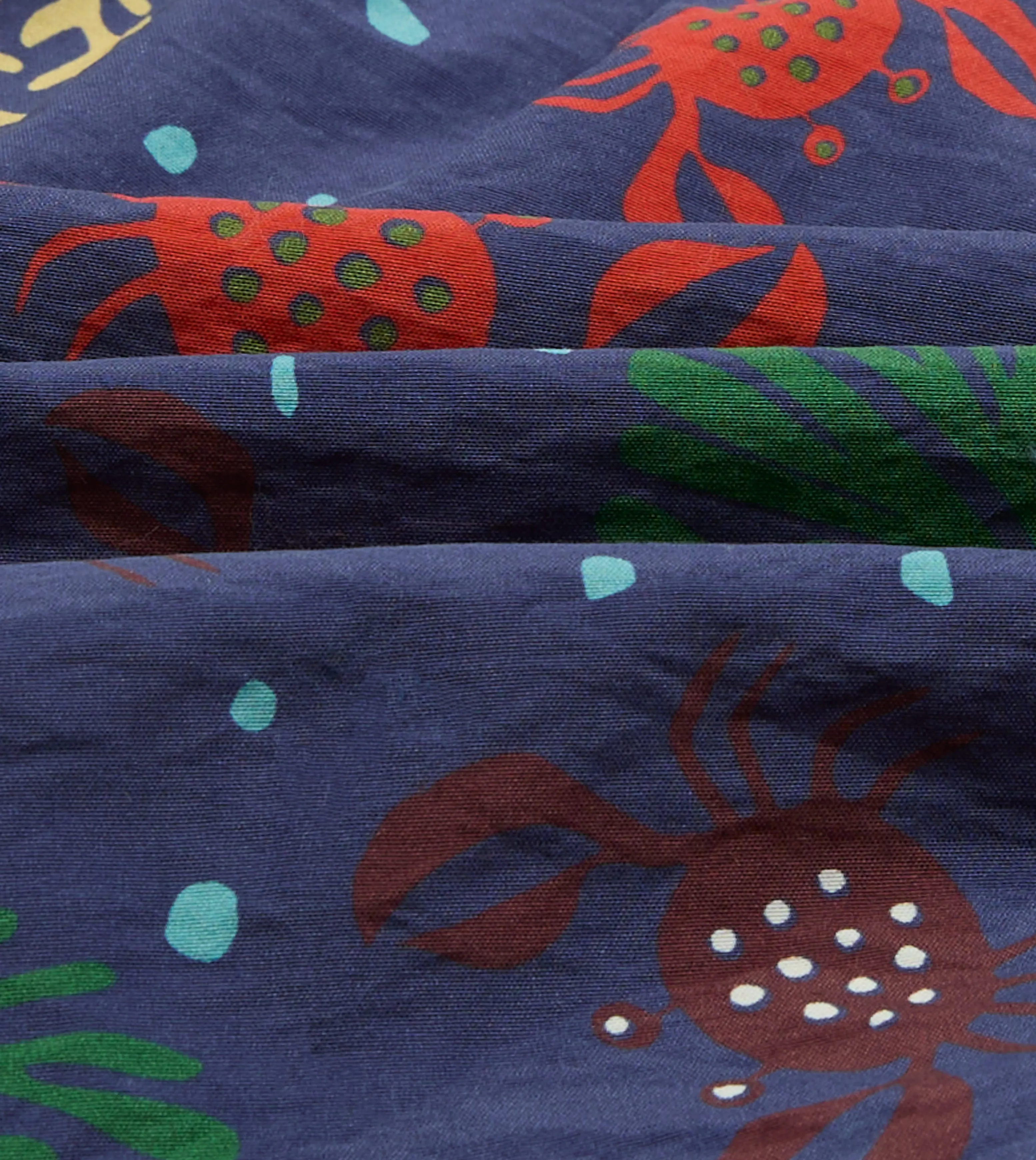 Crab Print Nylon Drawstring Swim Shorts sold by Drake's London product image thumbnail 2