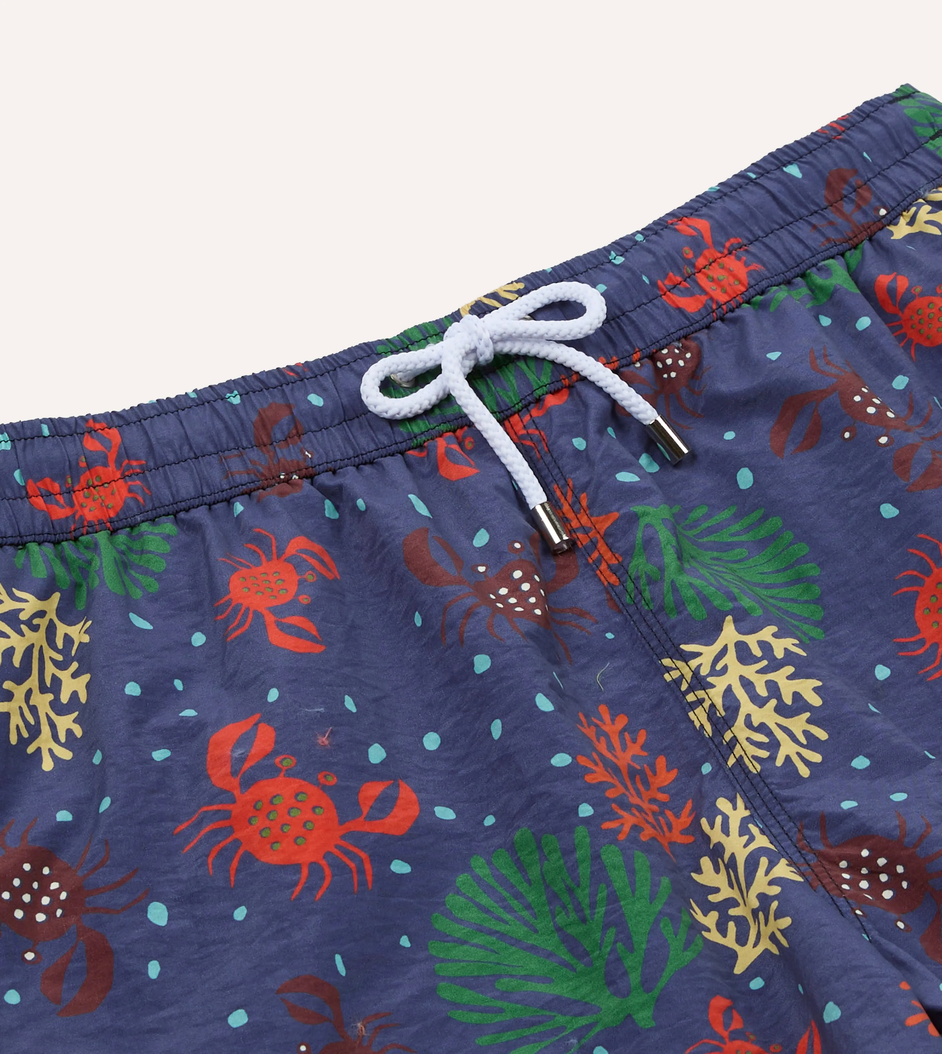 Crab Print Nylon Drawstring Swim Shorts sold by Drake's London product image thumbnail 3