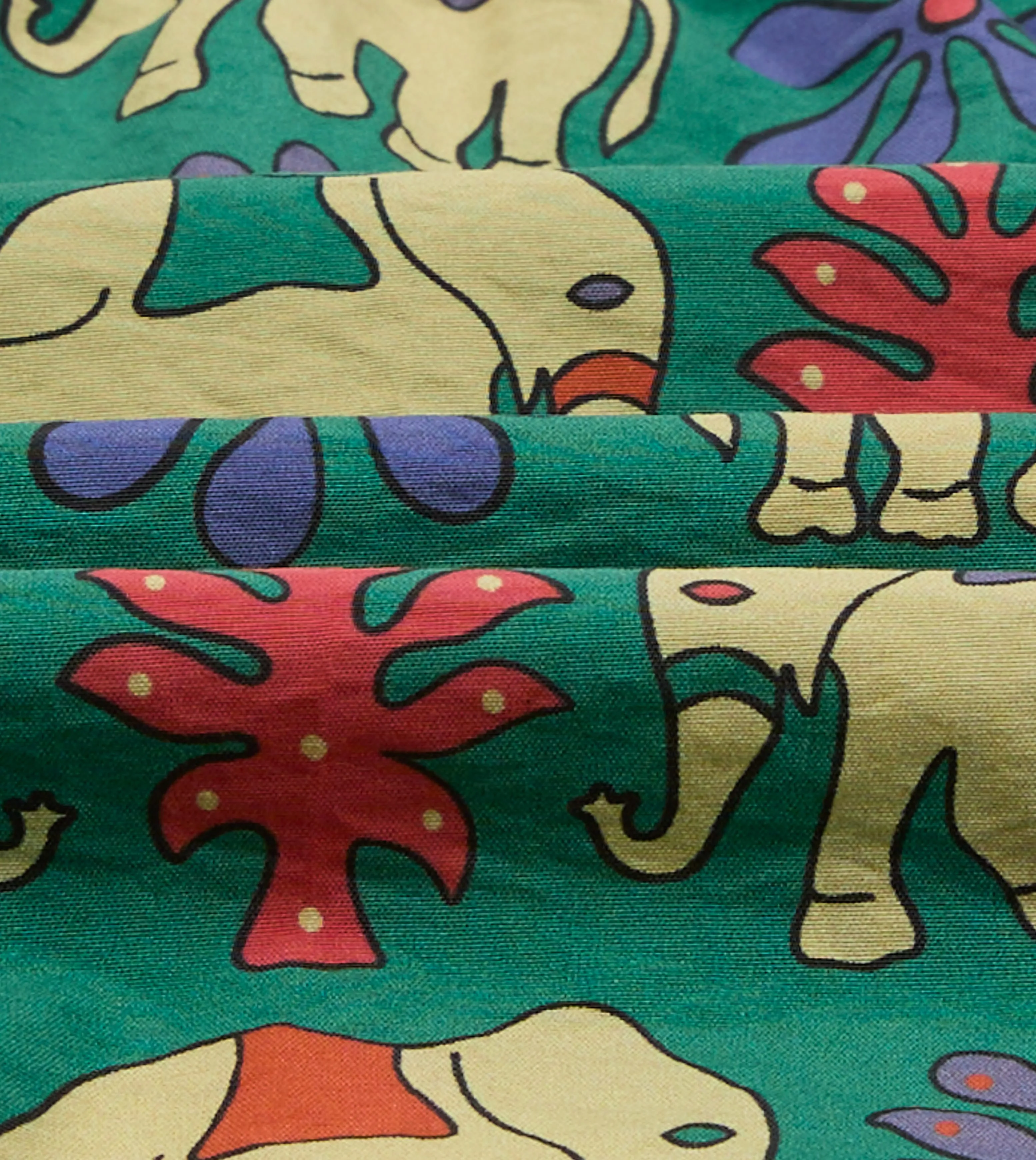 Elephant Print Nylon Drawstring Swim Shorts sold by Drake's London product image thumbnail 2