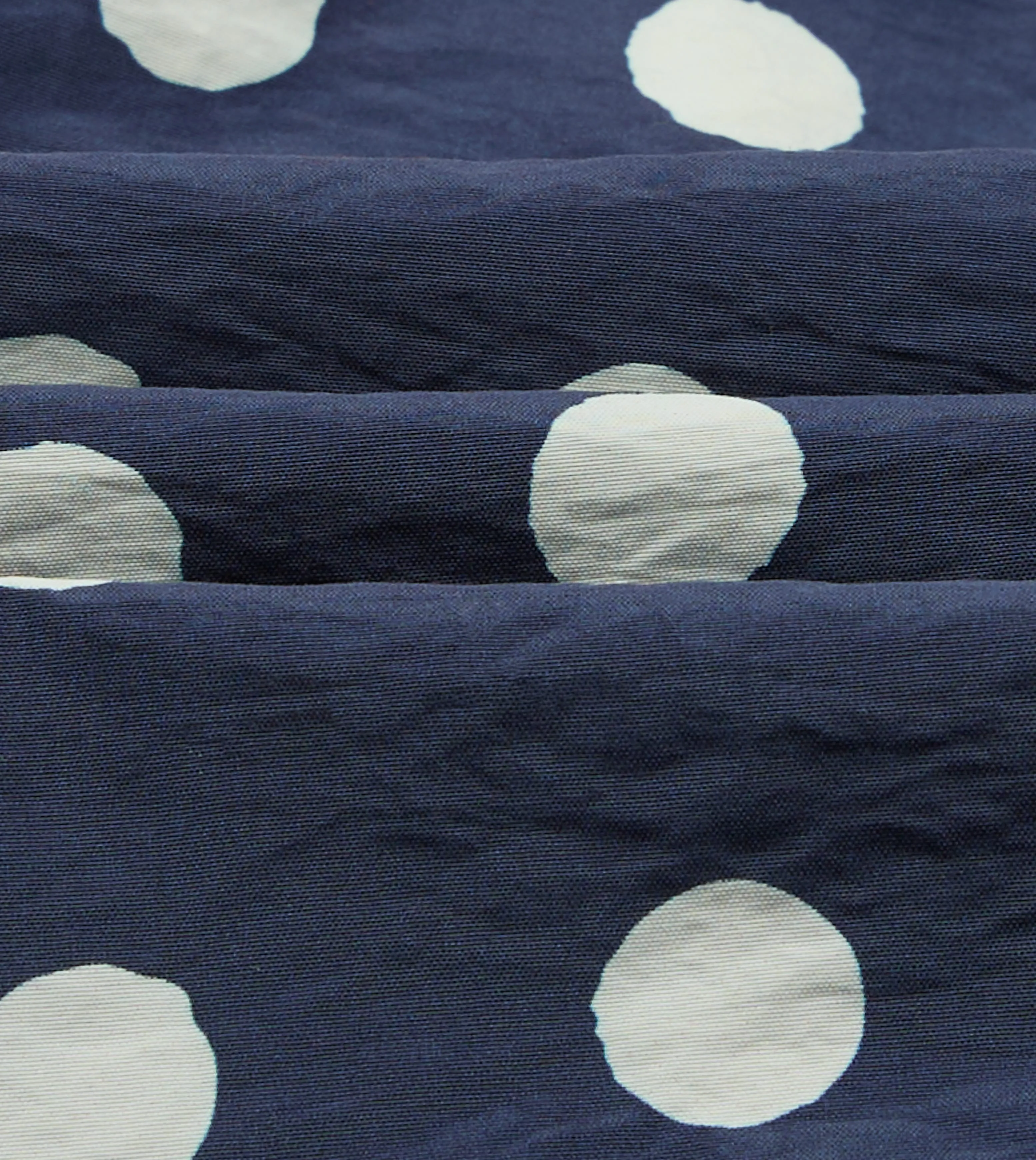 Navy Polka Dot Print Nylon Drawstring Swim Shorts sold by Drake's London product image thumbnail 2