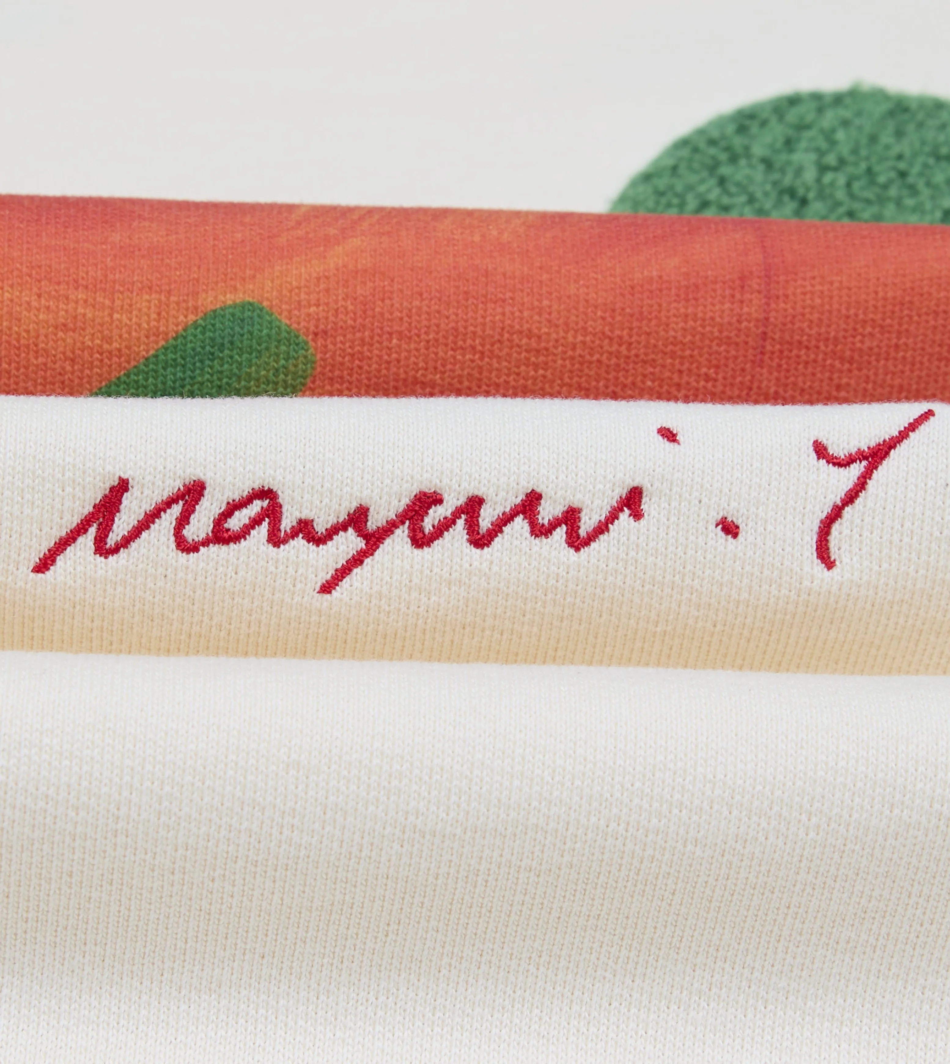 Mayumi Y. for Drake’s Embroidered Cotton Sweatshirt sold by Drake's London product image thumbnail 4