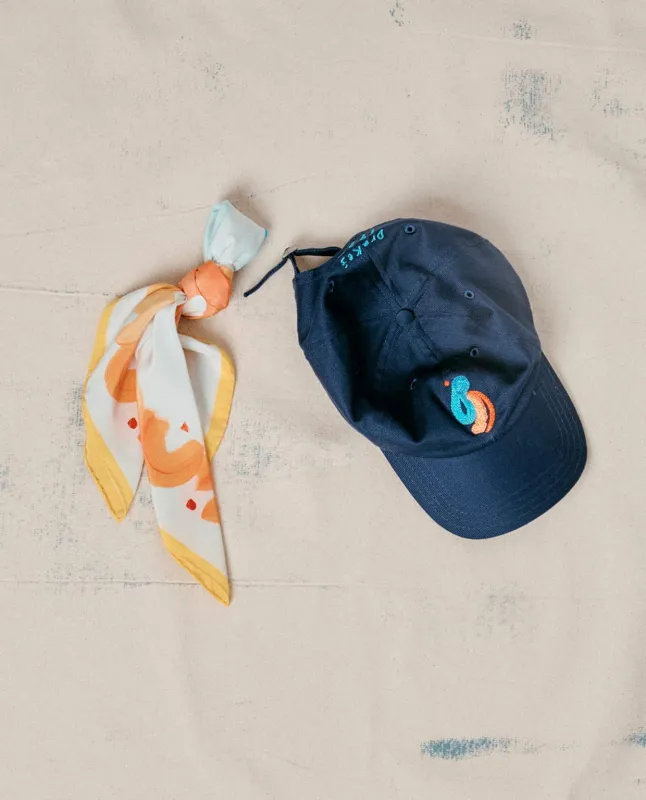 Mayumi Y. for Drake’s Navy Cotton Twill Baseball Cap made by Drake's London