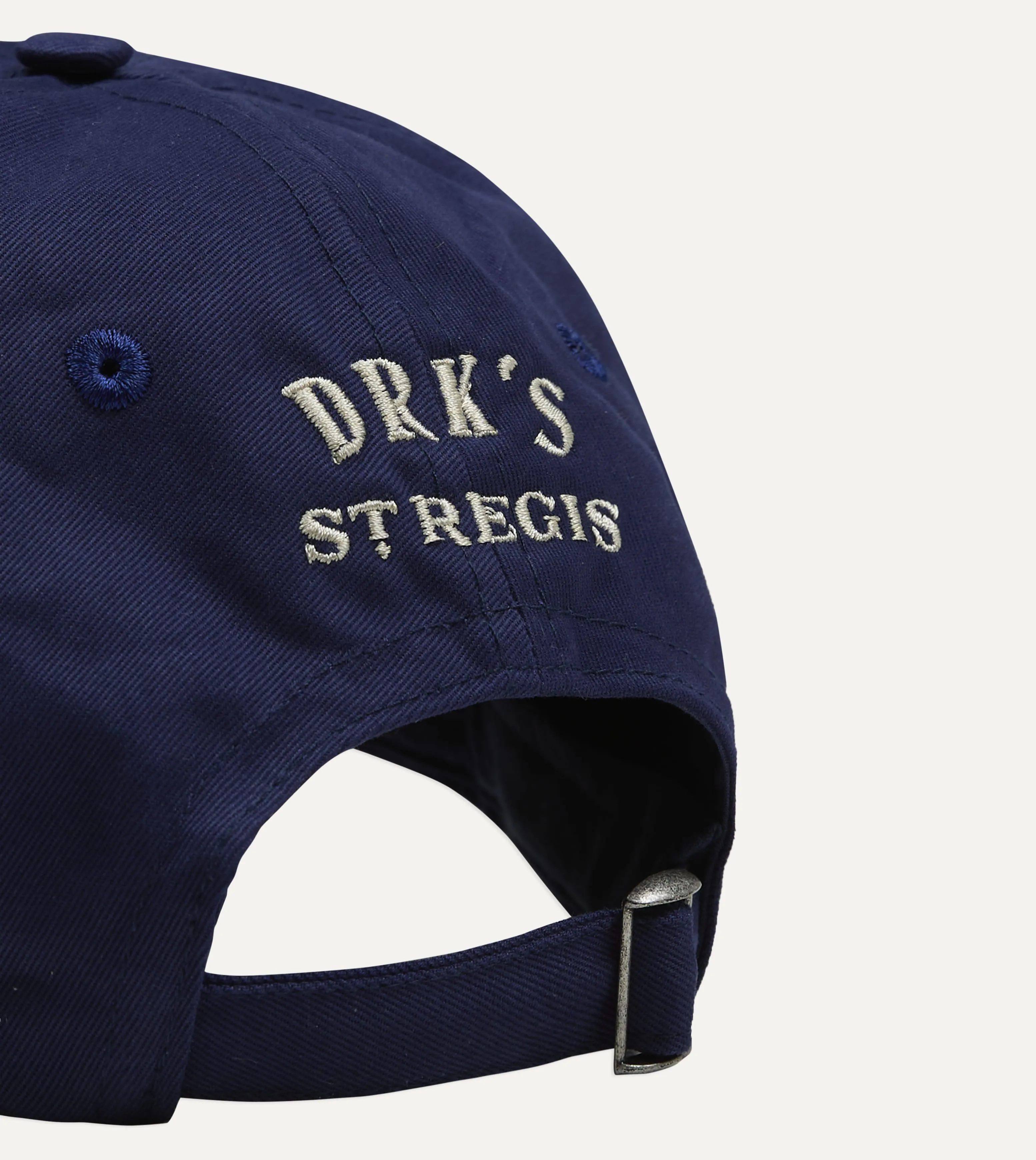 Drake’s for St. Regis Cotton Twill Baseball Cap sold by Drake's London product image thumbnail 2