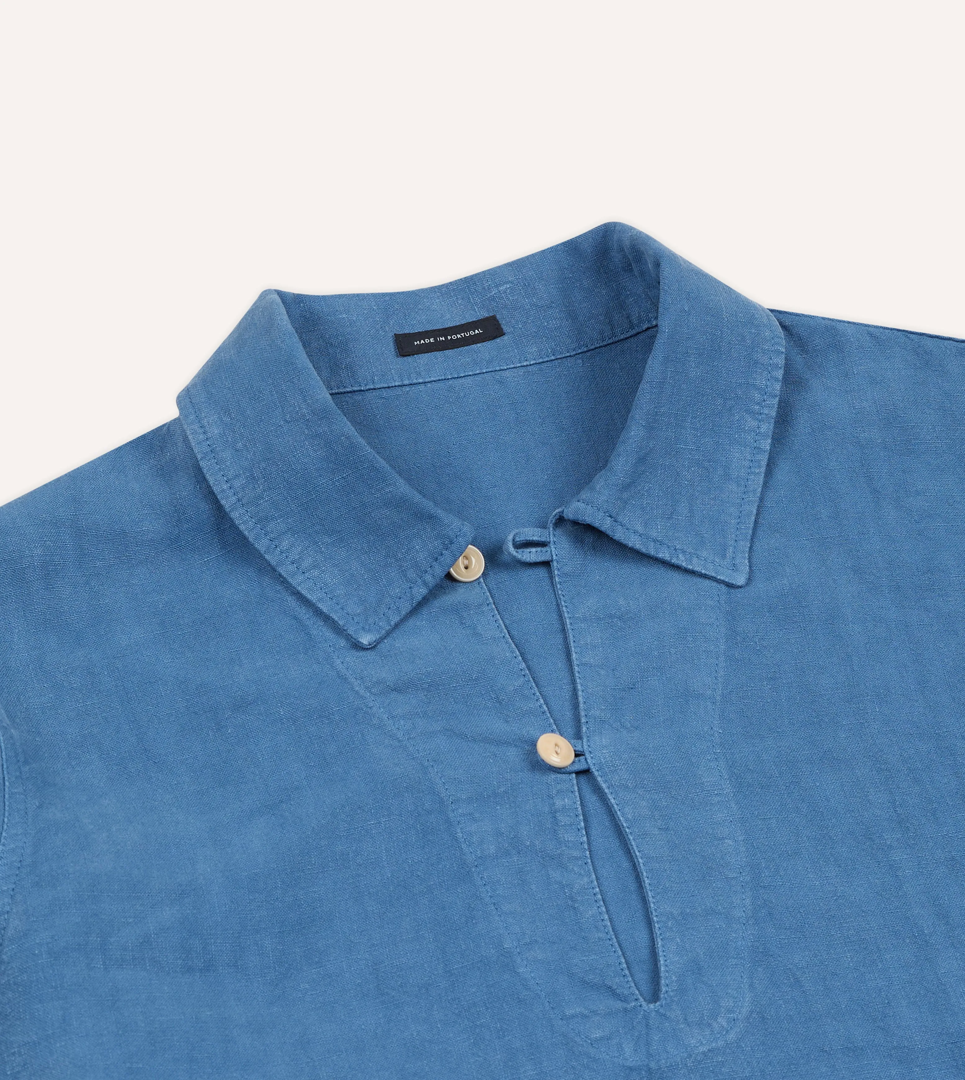 Blue Linen Smock sold by Drake's London product image thumbnail 3