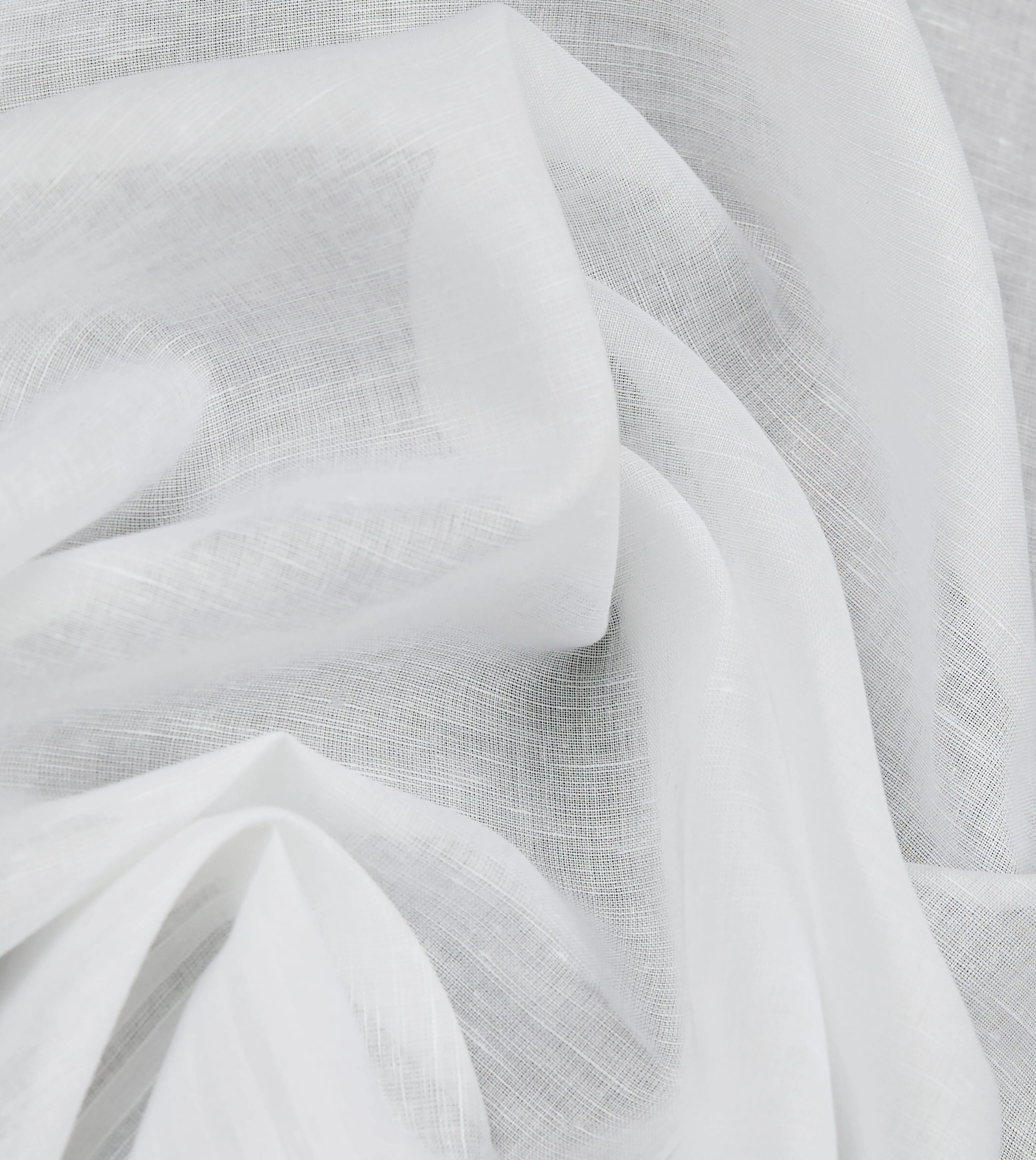 White Cotton-Linen Handkerchief sold by Drake's London product image thumbnail 2