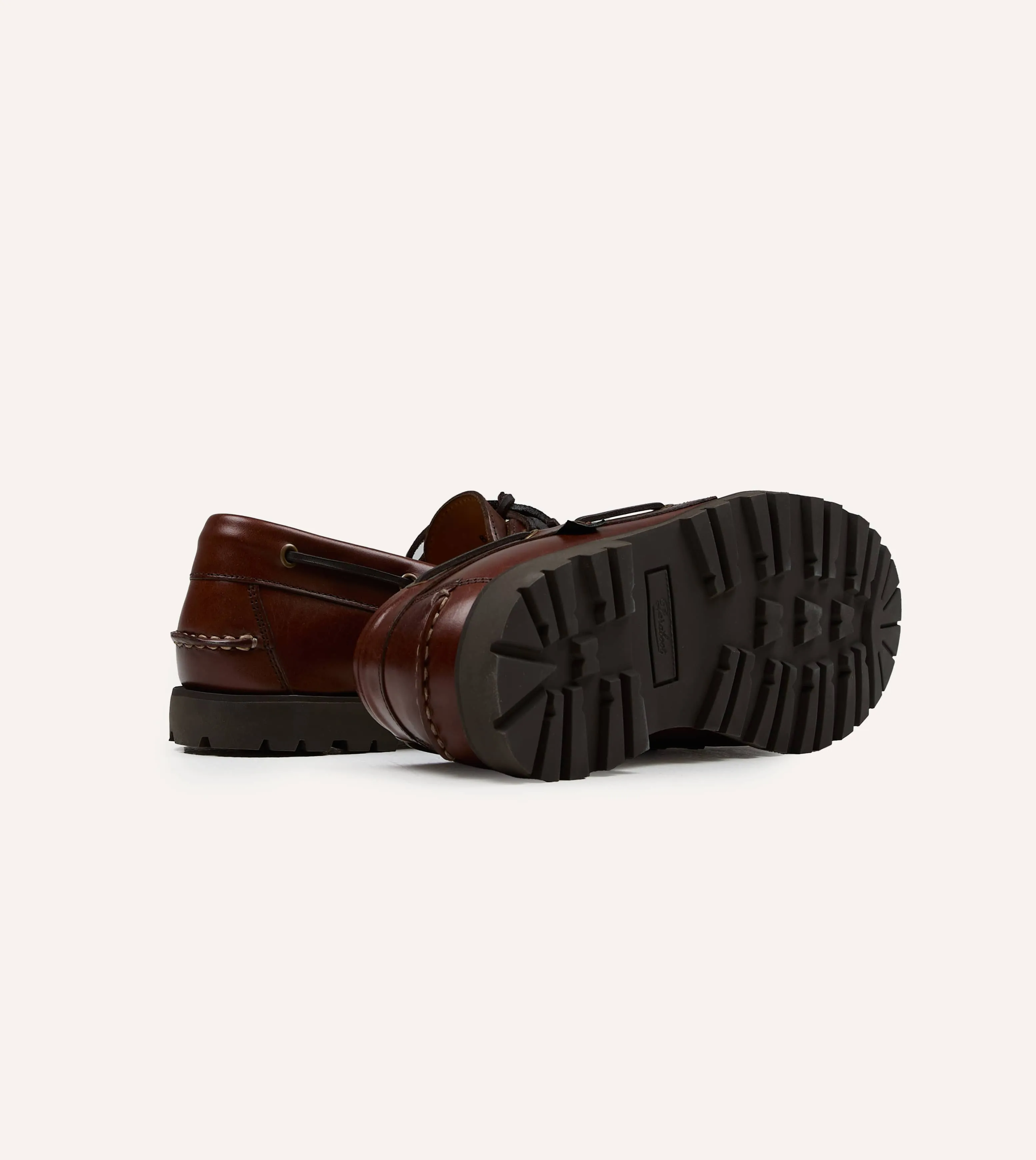 Paraboot Malo Lisse América Leather Boat Shoe sold by Drake's London product image thumbnail 2