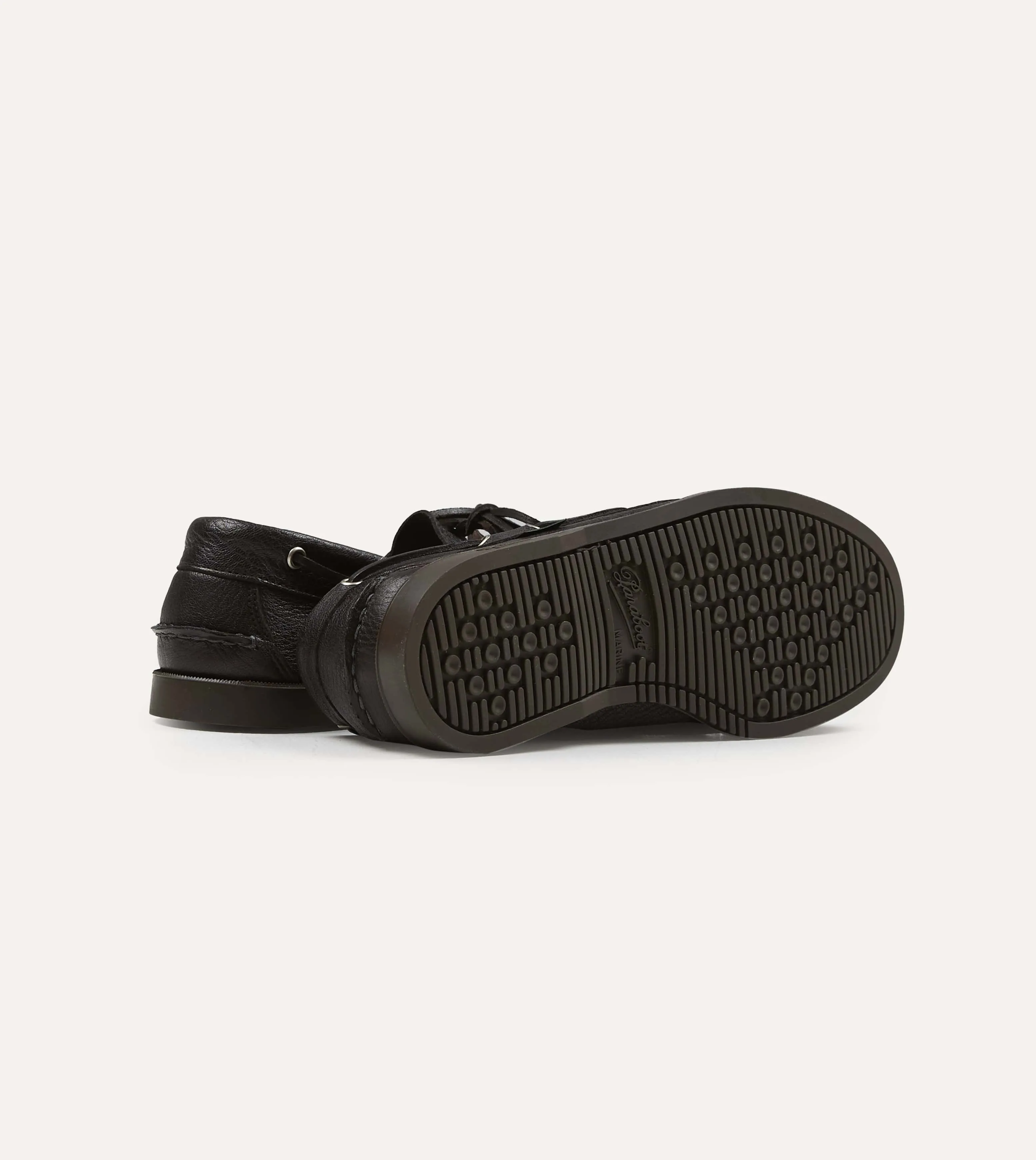 Paraboot Barth Brown Cerf Leather Boat Shoe sold by Drake's London product image thumbnail 2