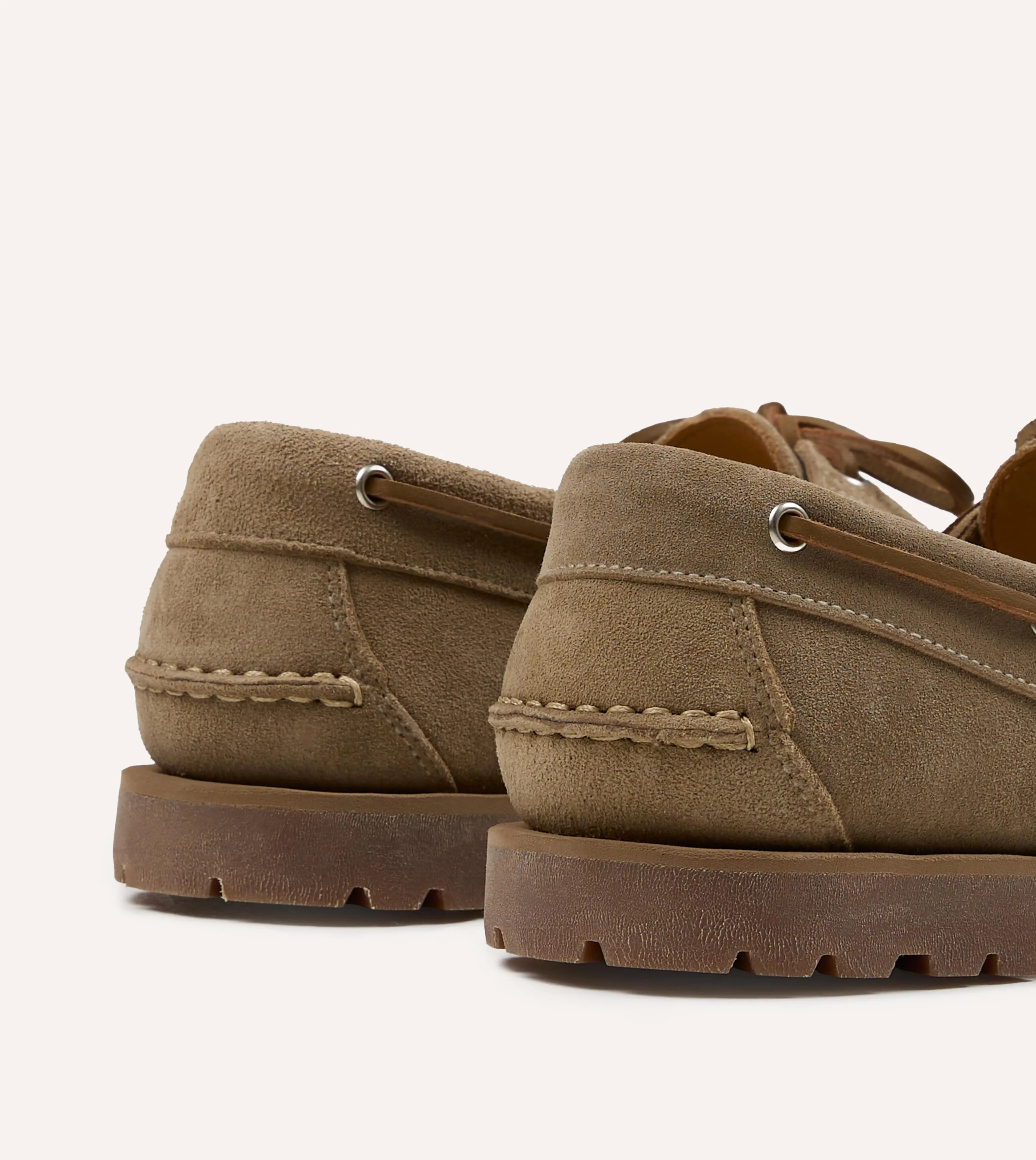 Paraboot Malo Vel Sand Suede Boat Shoe sold by Drake's London product image thumbnail 5