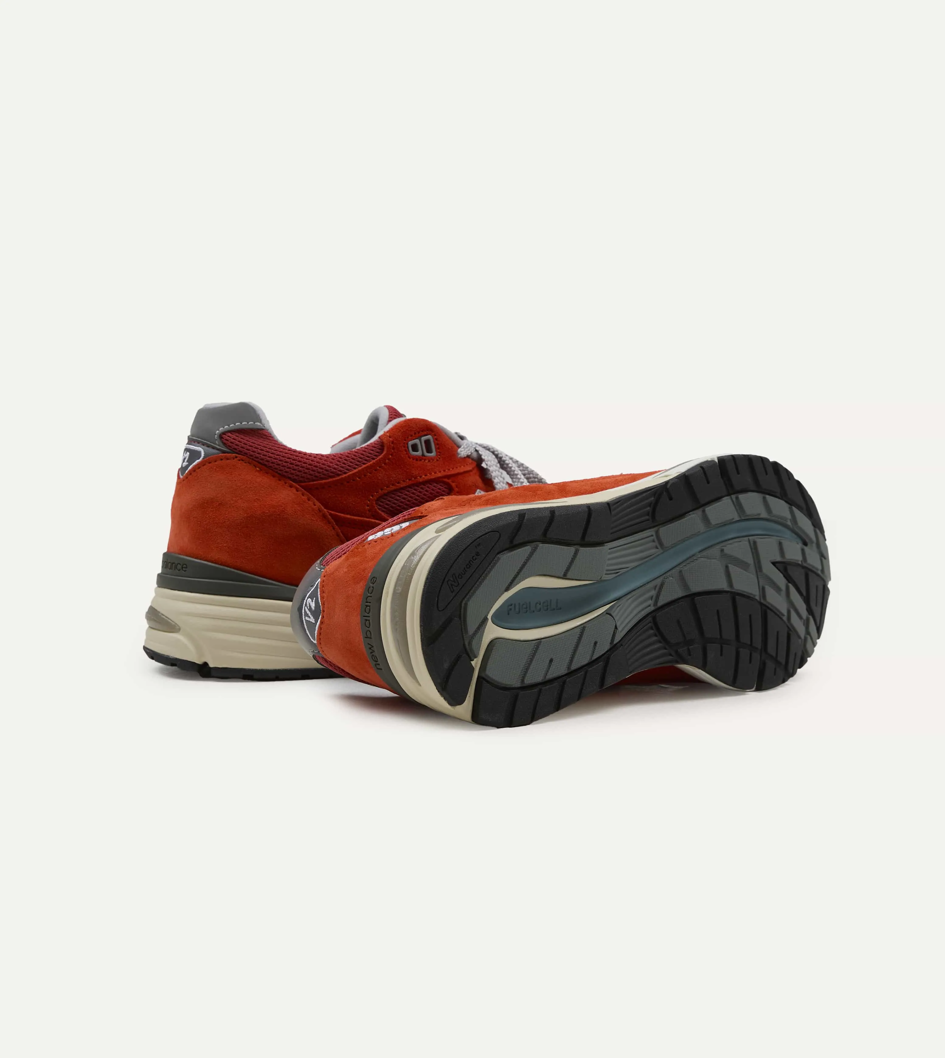 New Balance 'Vibrant Chroma' Fire Whirl Made in UK 991v2 Trainers sold by Drake's London product image thumbnail 2