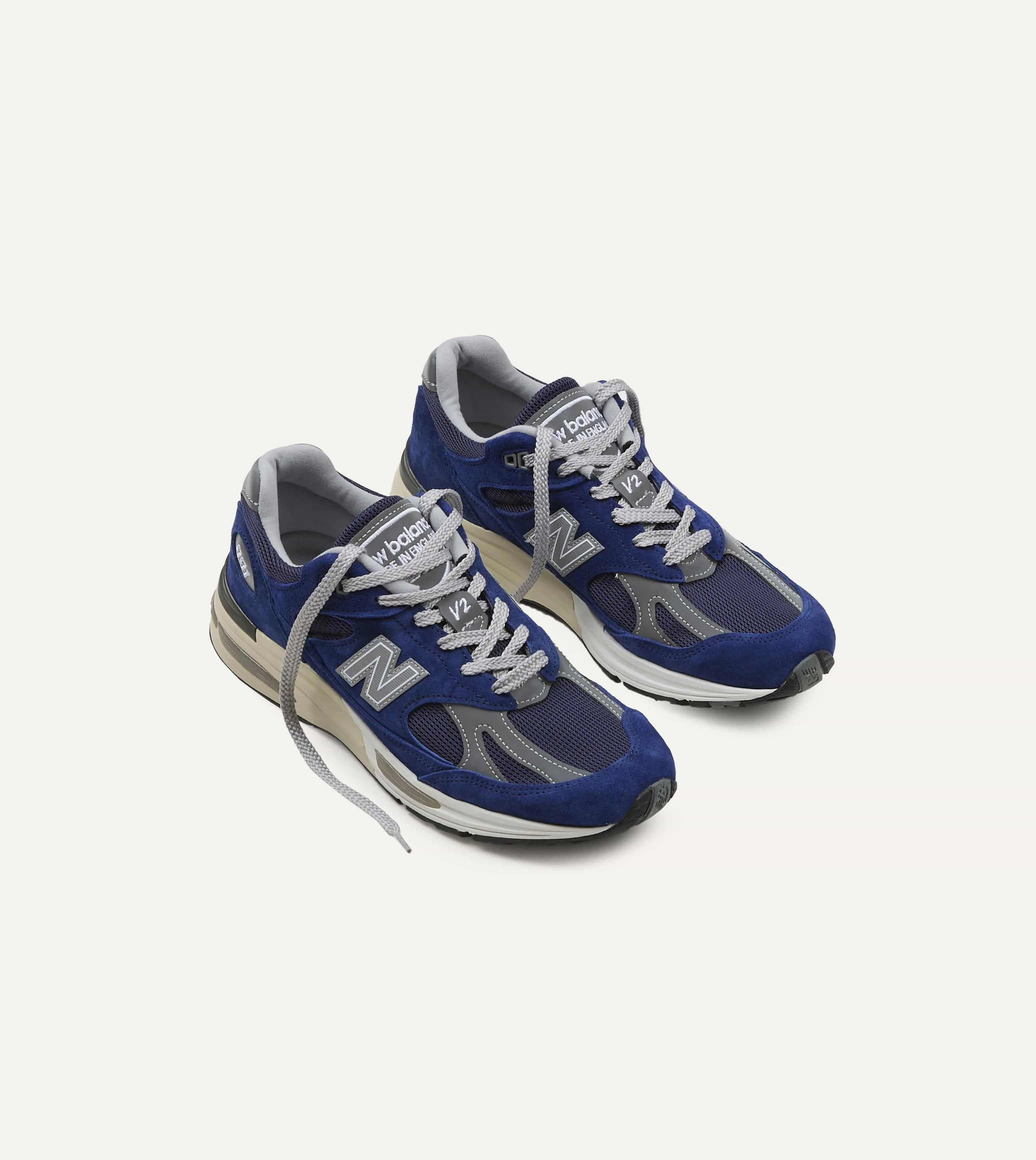 New Balance 'Vibrant Chroma' Limoges Blue Made in UK 991v2 Trainers sold by Drake's London