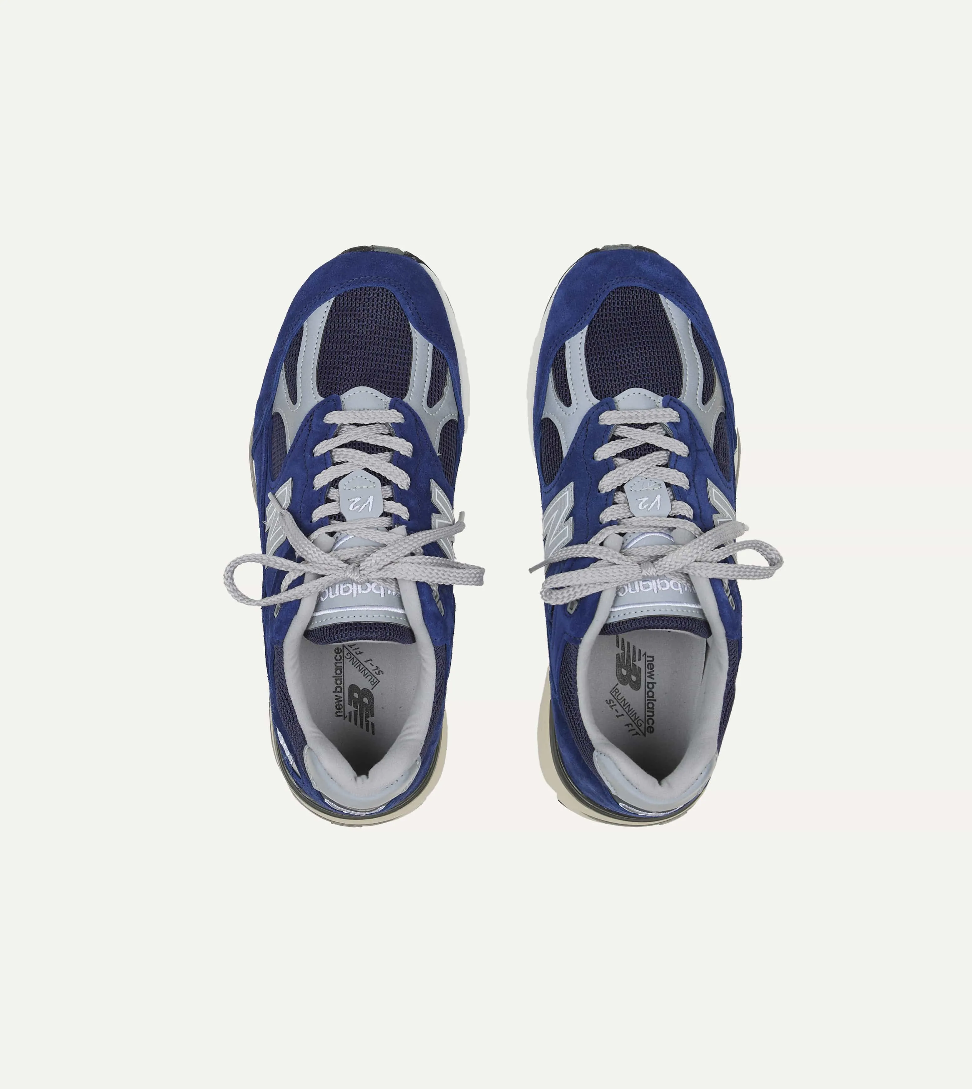 New Balance 'Vibrant Chroma' Limoges Blue Made in UK 991v2 Trainers sold by Drake's London product image thumbnail 4