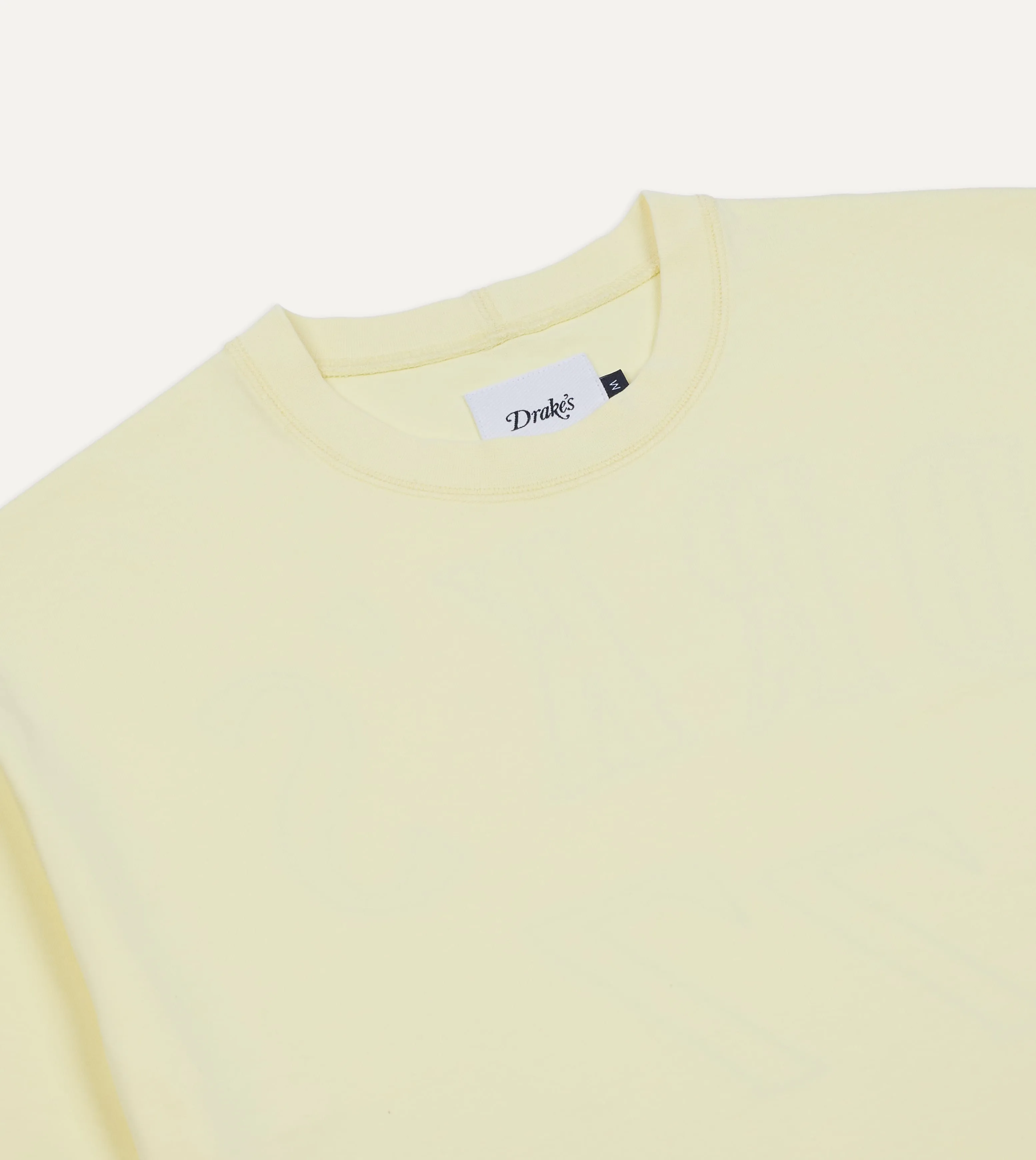 Yellow '77' Print Short-Sleeve Hiking T-Shirt sold by Drake's London product image thumbnail 5