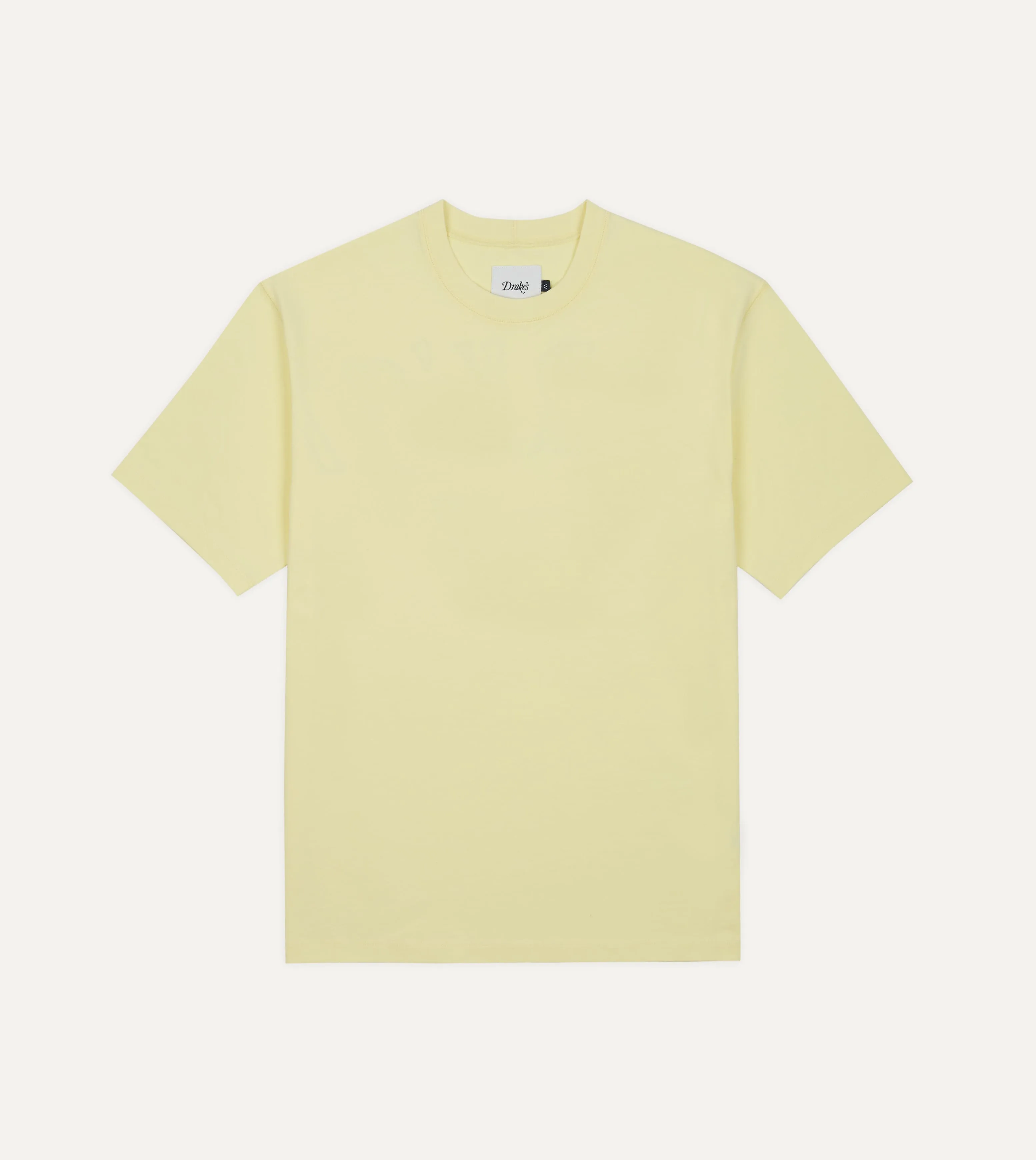 Yellow '77' Print Short-Sleeve Hiking T-Shirt sold by Drake's London product image thumbnail 3