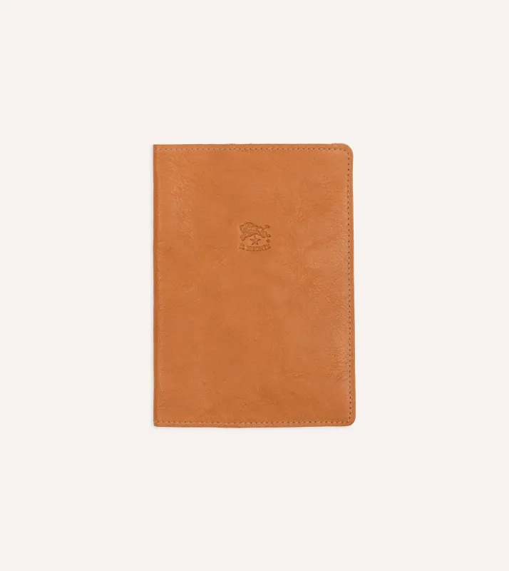 Il Bisonte Leather Passport Holder made by Drake's London