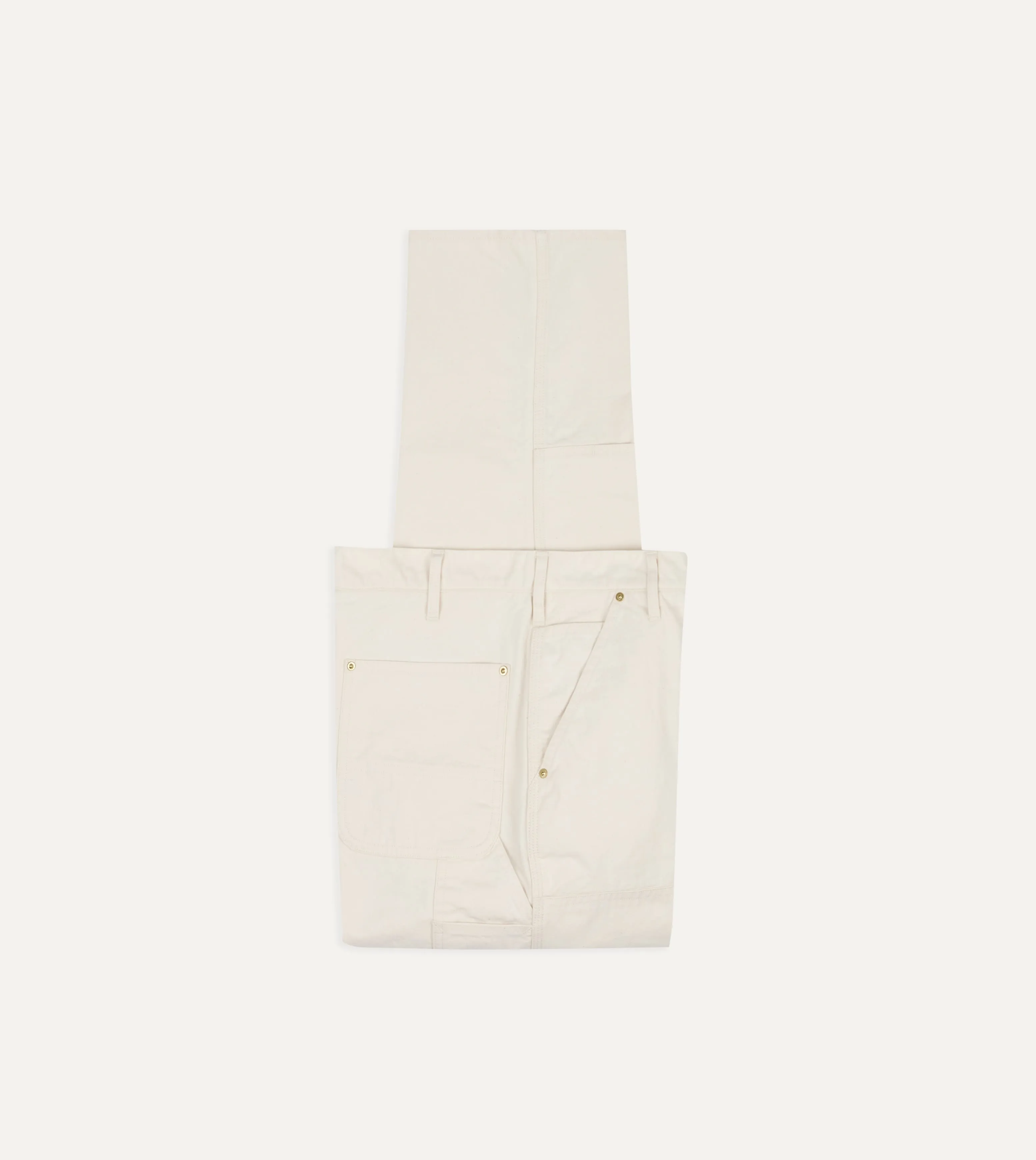 BEAMS F & Drake's Cotton Canvas Carpenter Pant sold by Drake's London product image thumbnail 2