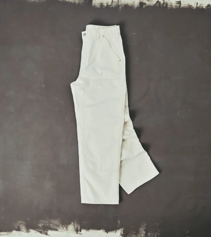 BEAMS F & Drake's Cotton Canvas Carpenter Pant made by Drake's London