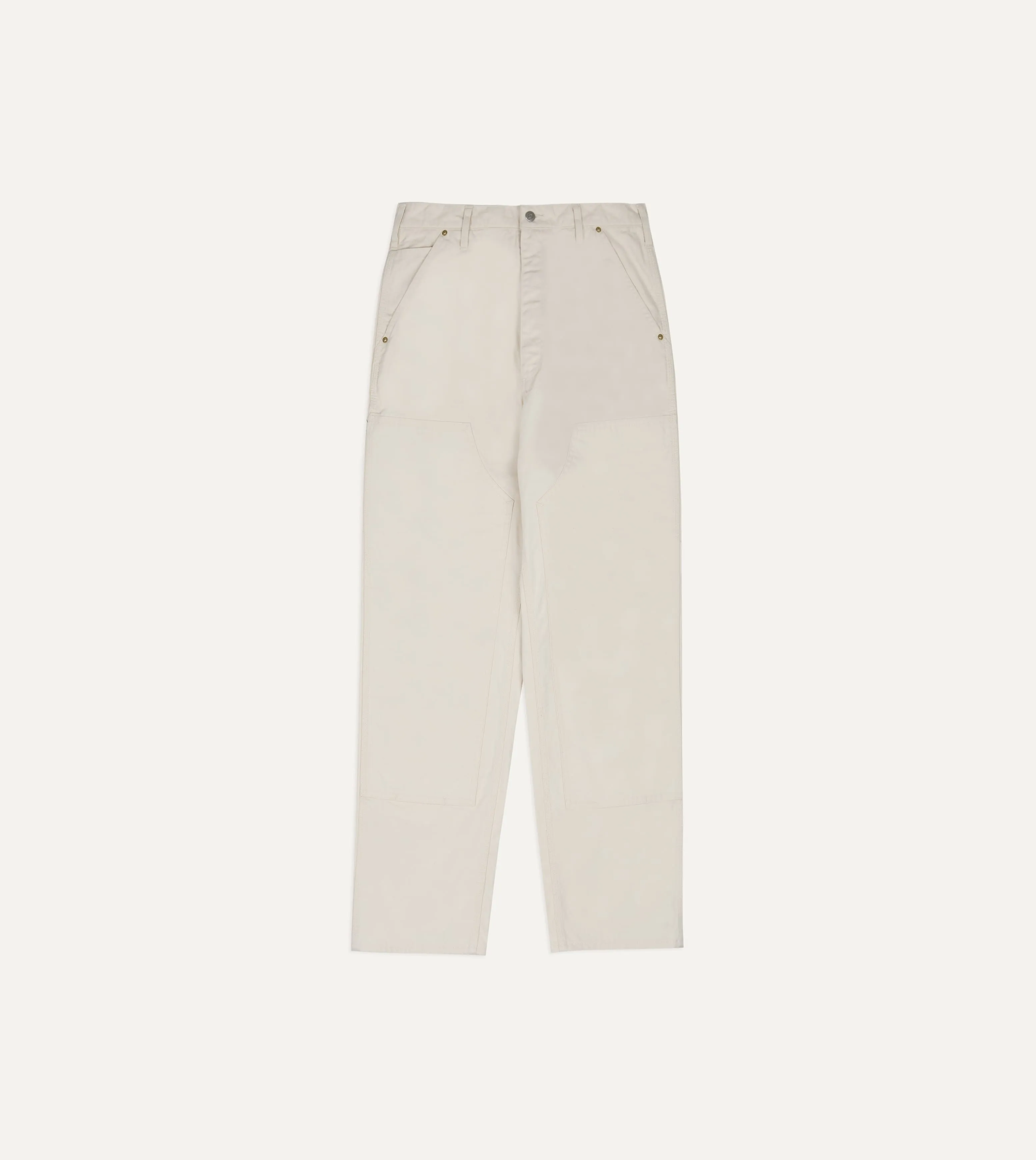 BEAMS F & Drake's Cotton Canvas Carpenter Pant sold by Drake's London product image thumbnail 4