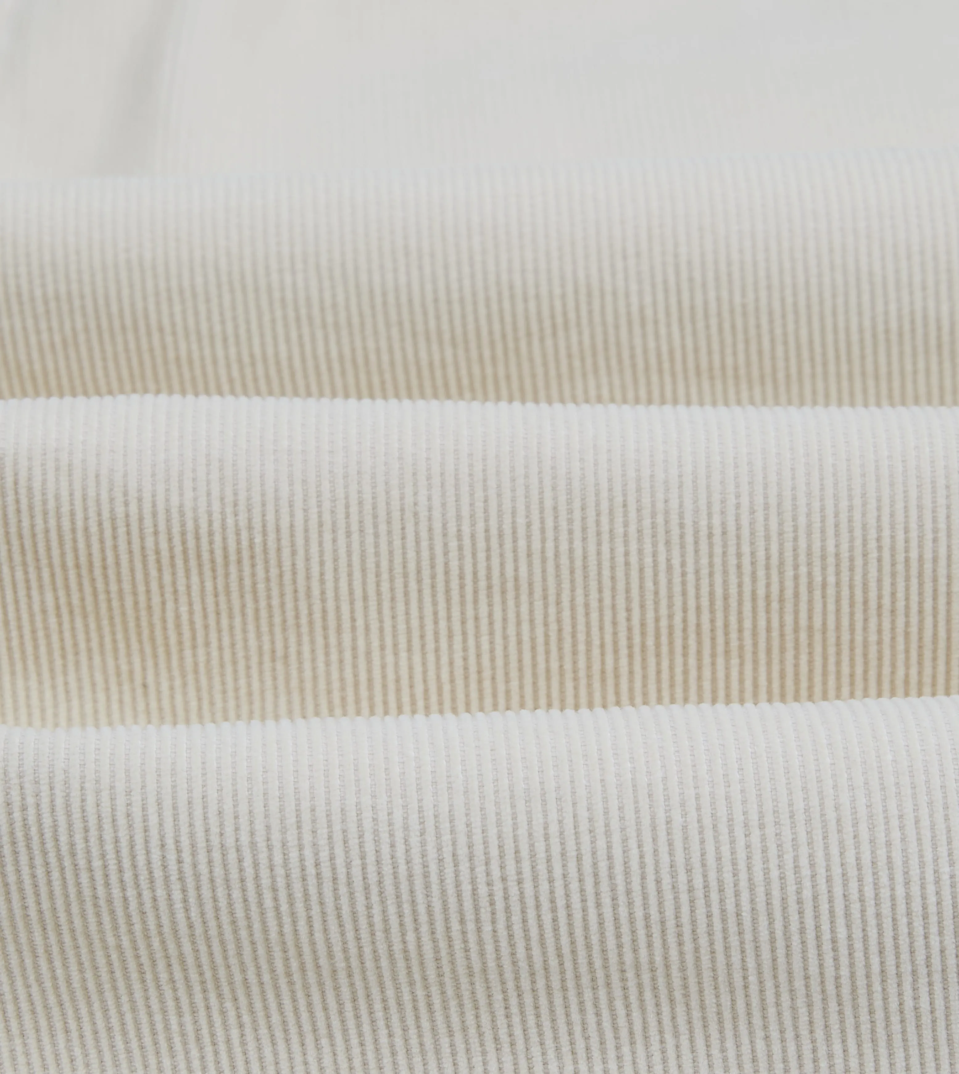Ecru Corduroy Two-Pocket Long Point Collar Work Shirt sold by Drake's London product image thumbnail 3