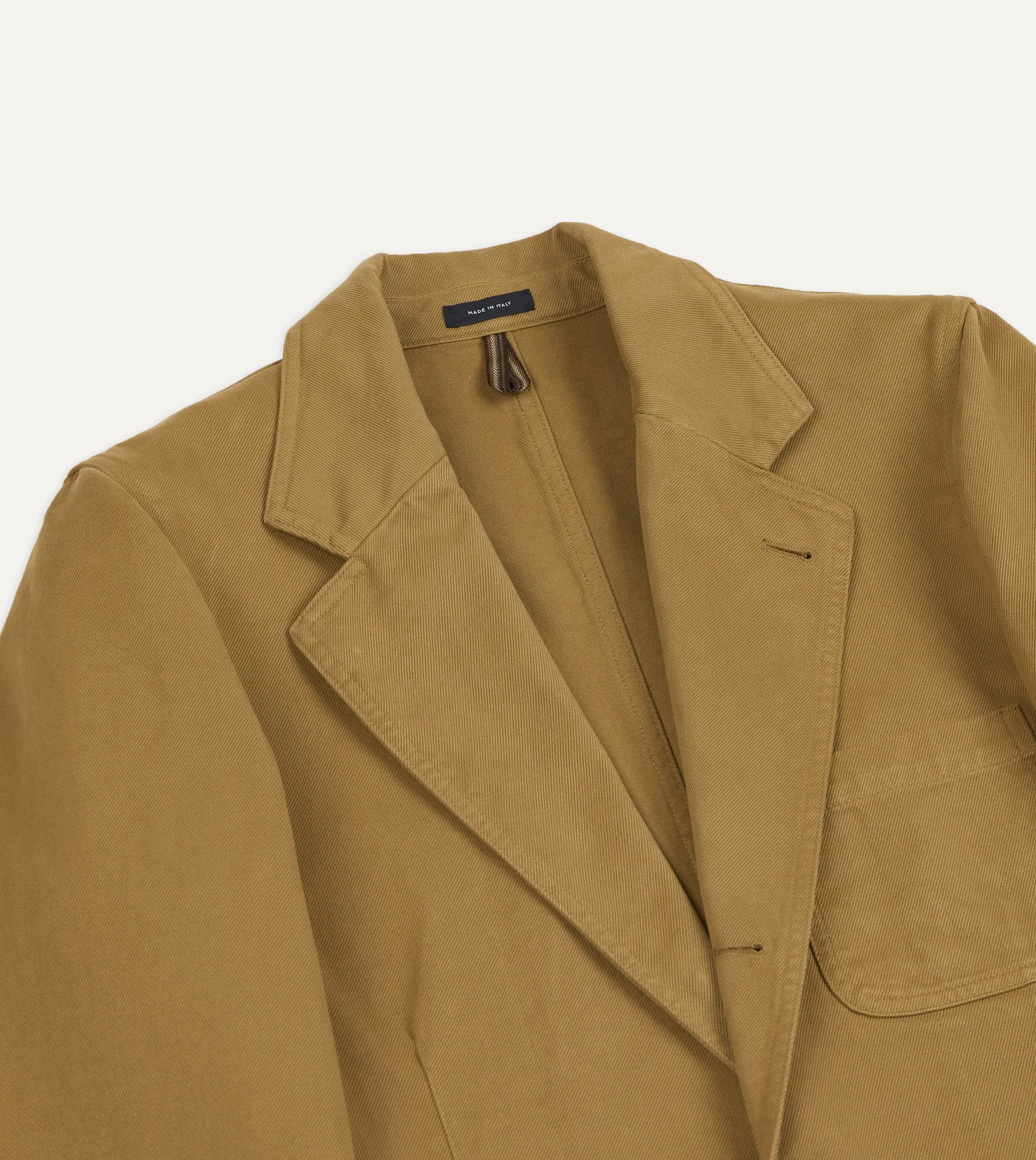 Tan Moleskin Twill Games Blazer Mk. I sold by Drake's London product image thumbnail 4
