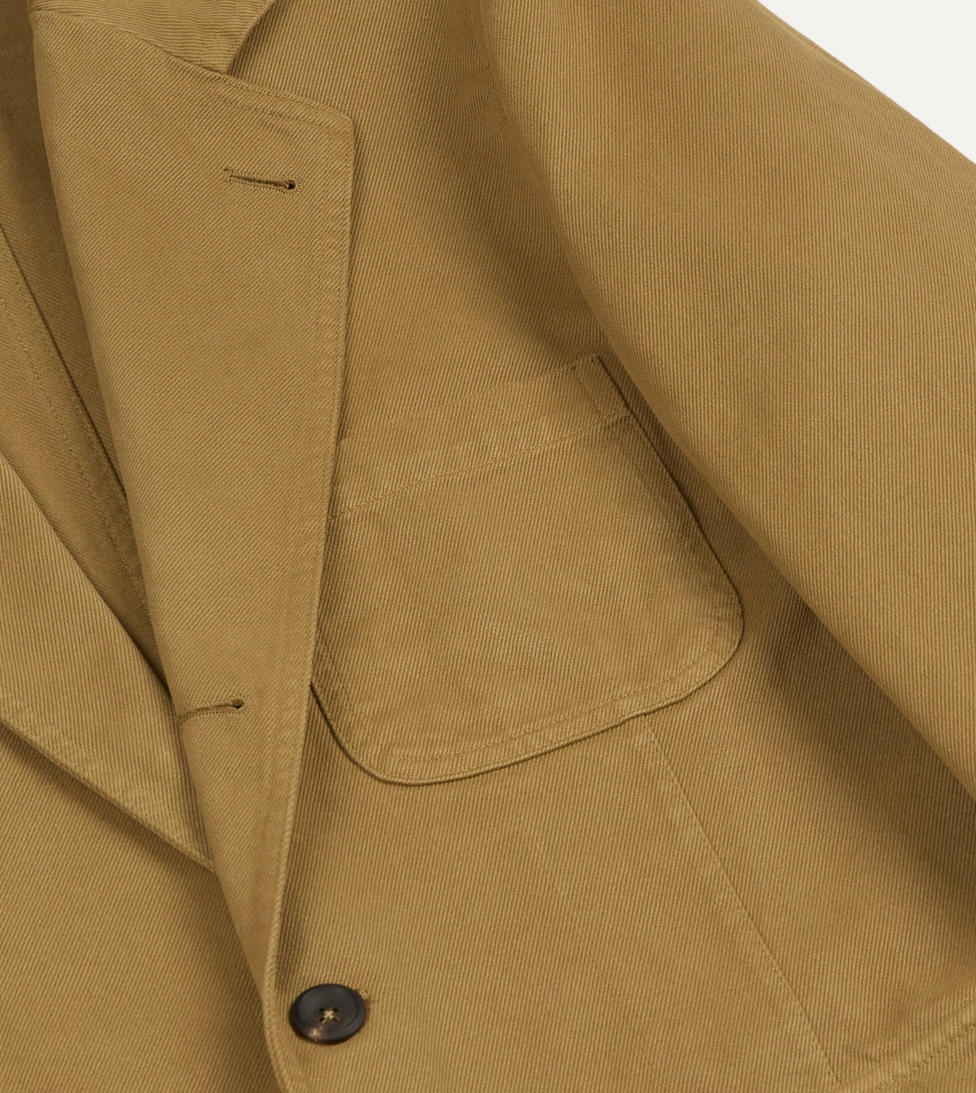 Tan Moleskin Twill Games Blazer Mk. I sold by Drake's London product image thumbnail 5