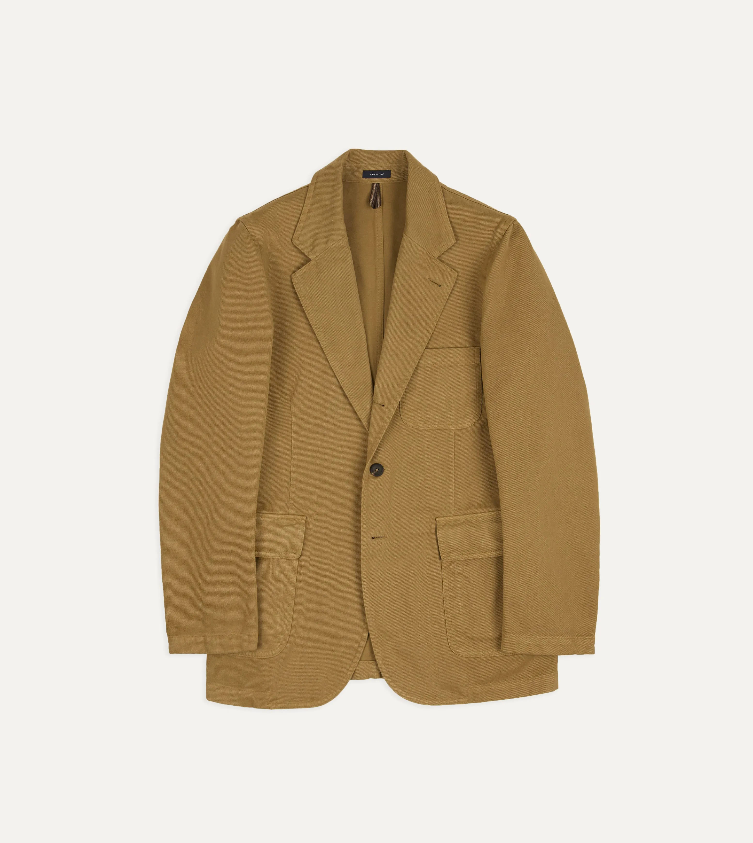 Tan Moleskin Twill Games Blazer Mk. I sold by Drake's London product image thumbnail 2