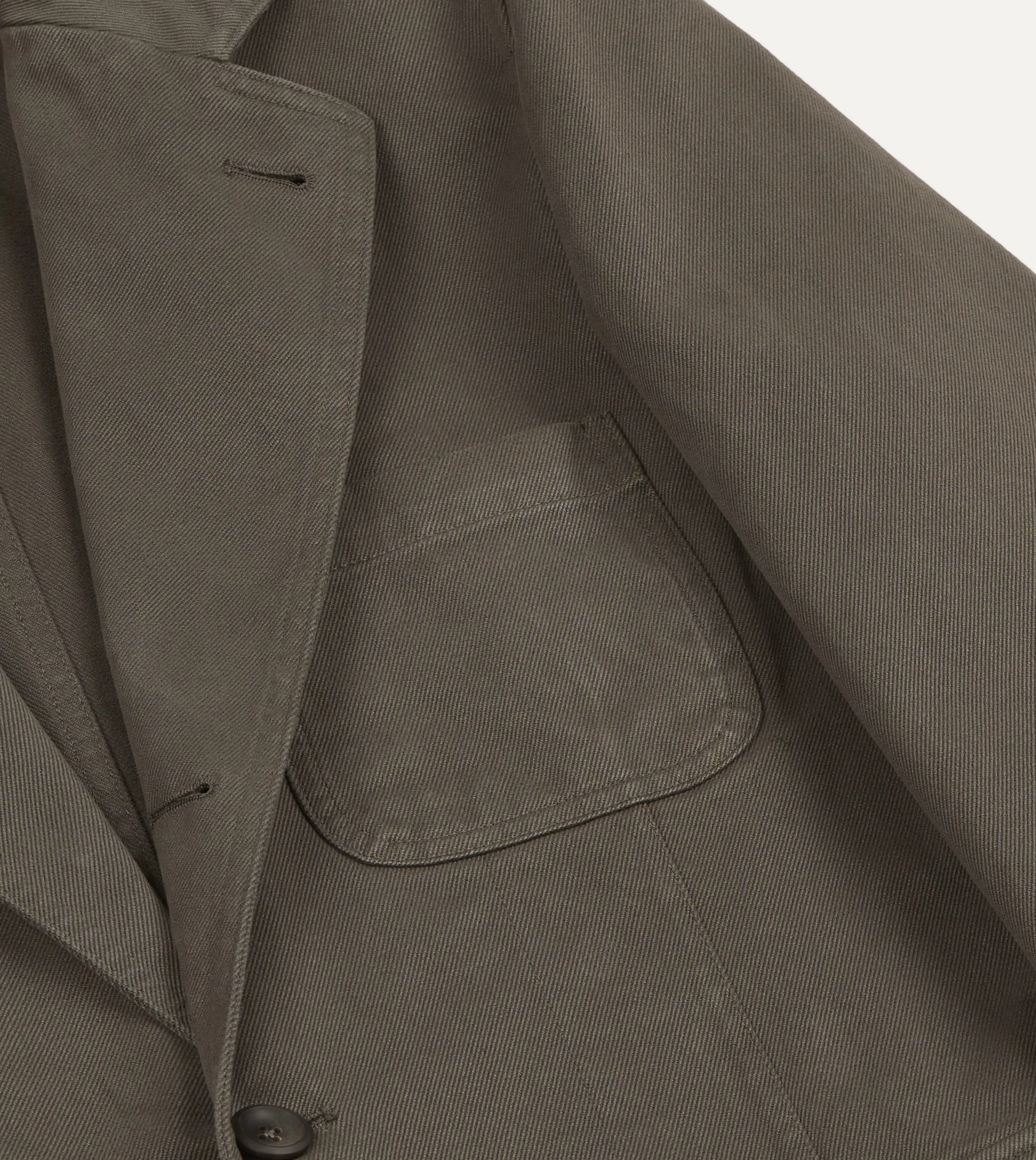 Grey Moleskin Twill Games Blazer Mk. I sold by Drake's London product image thumbnail 5