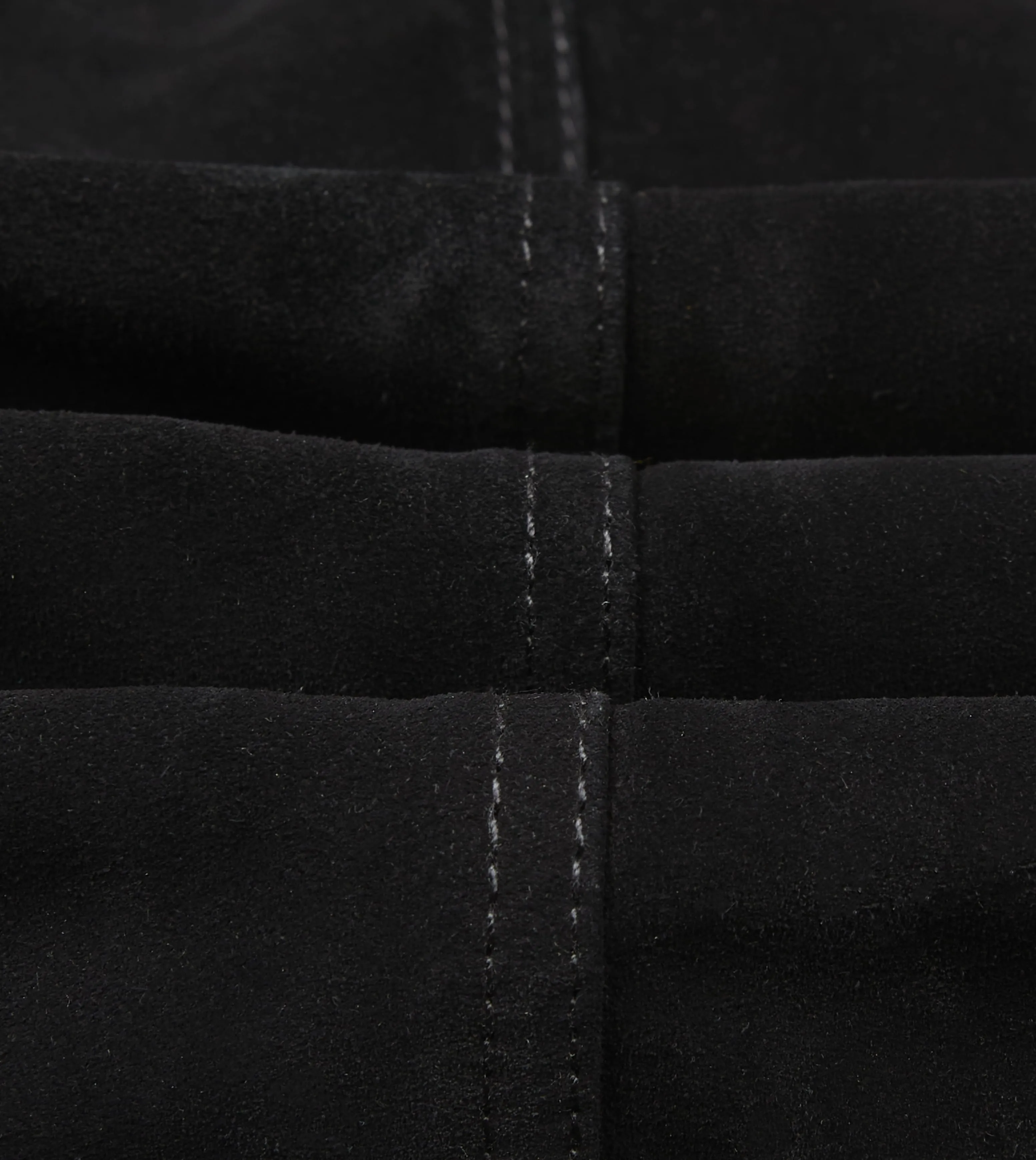 Black Heavyweight Suede A-2 Bomber Jacket sold by Drake's London product image thumbnail 3