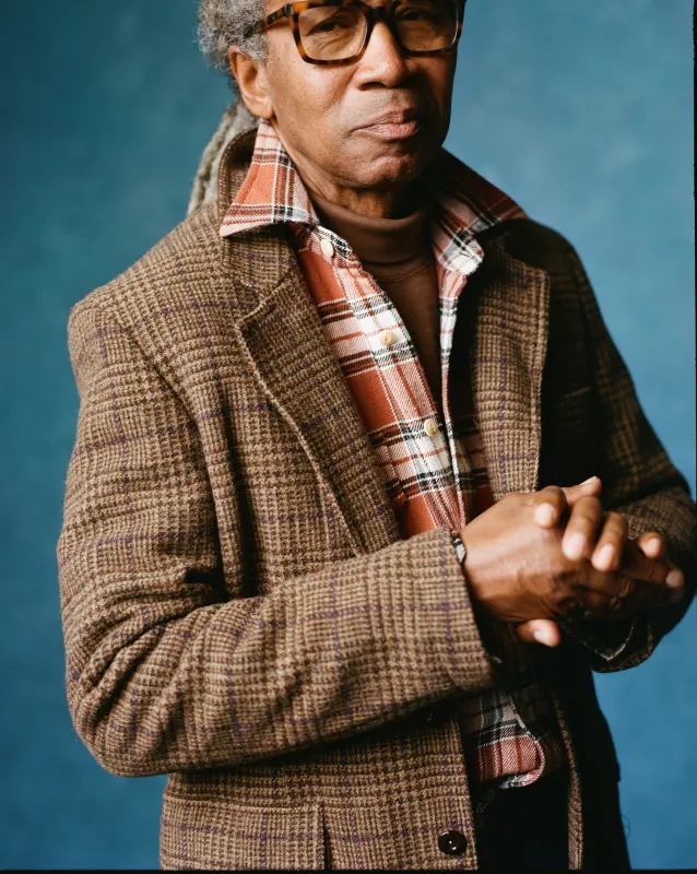 Brown Check Tweed Games Blazer Mk. VII made by Drake's London